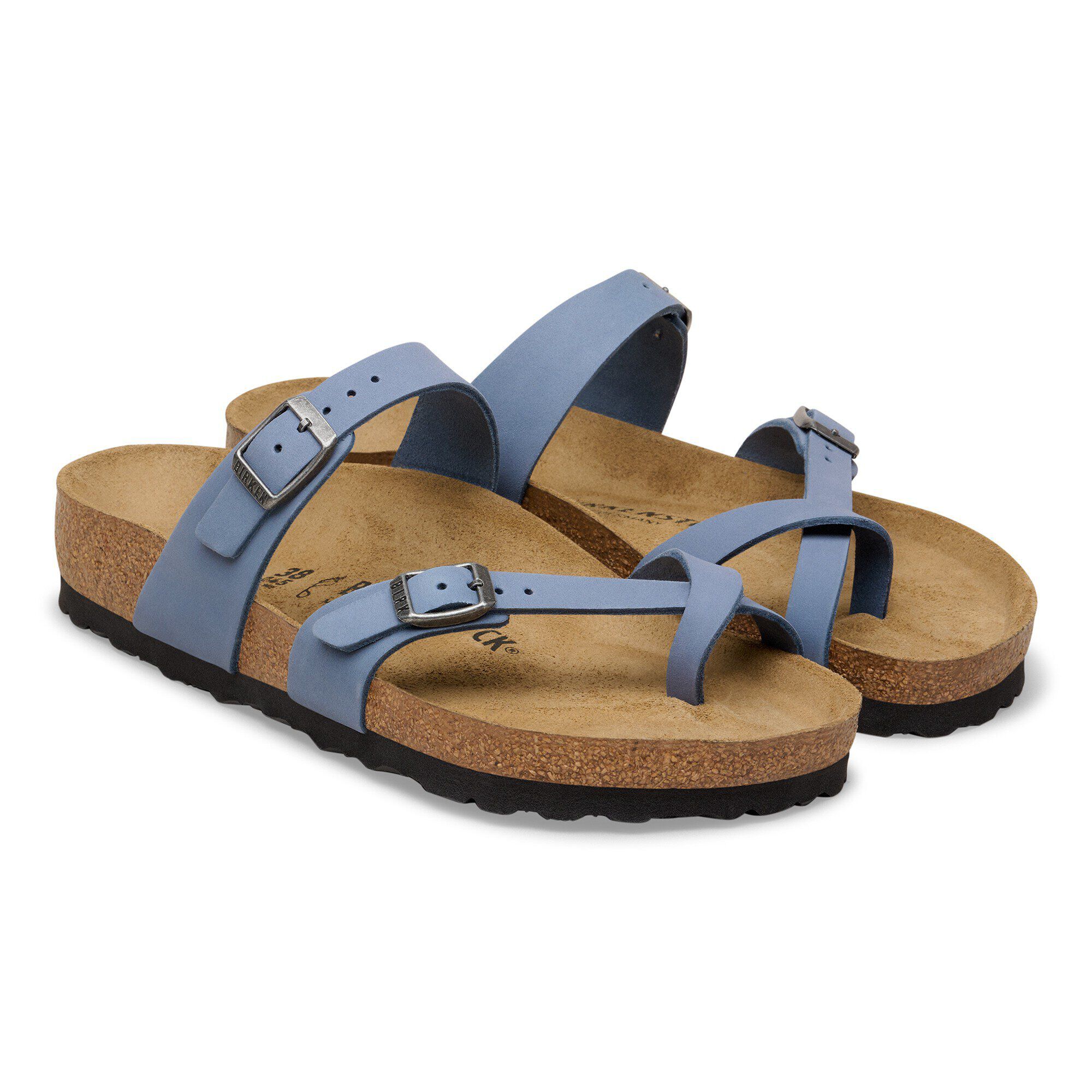 Mayari Nubuck Leather Stone Blue - Image 4