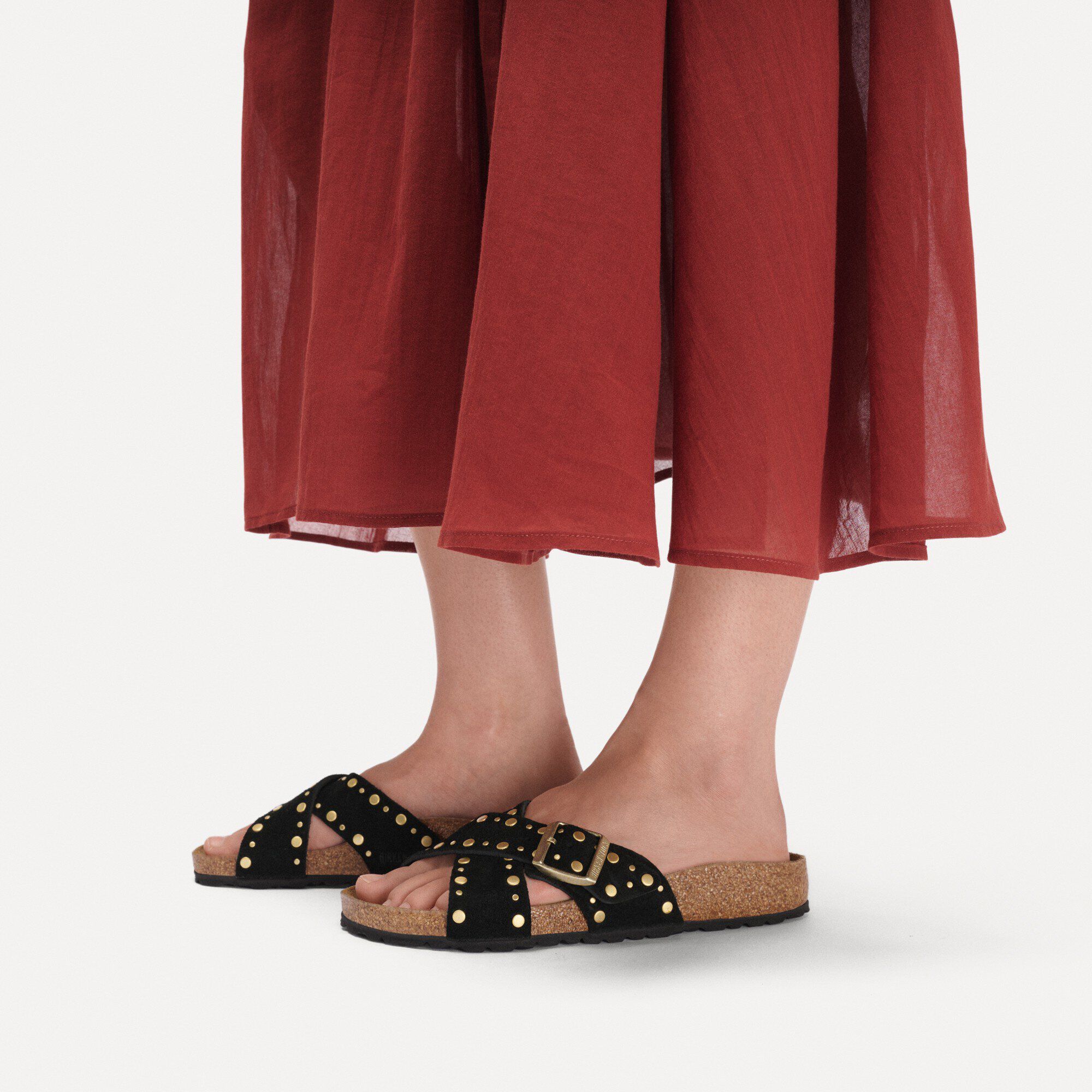 Siena Rivet Border Suede Leather - Image 6