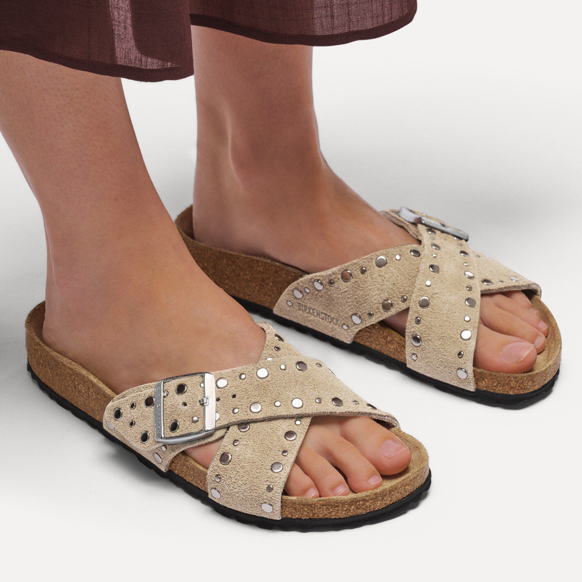 Siena Rivet Border Suede Leather - Image 4