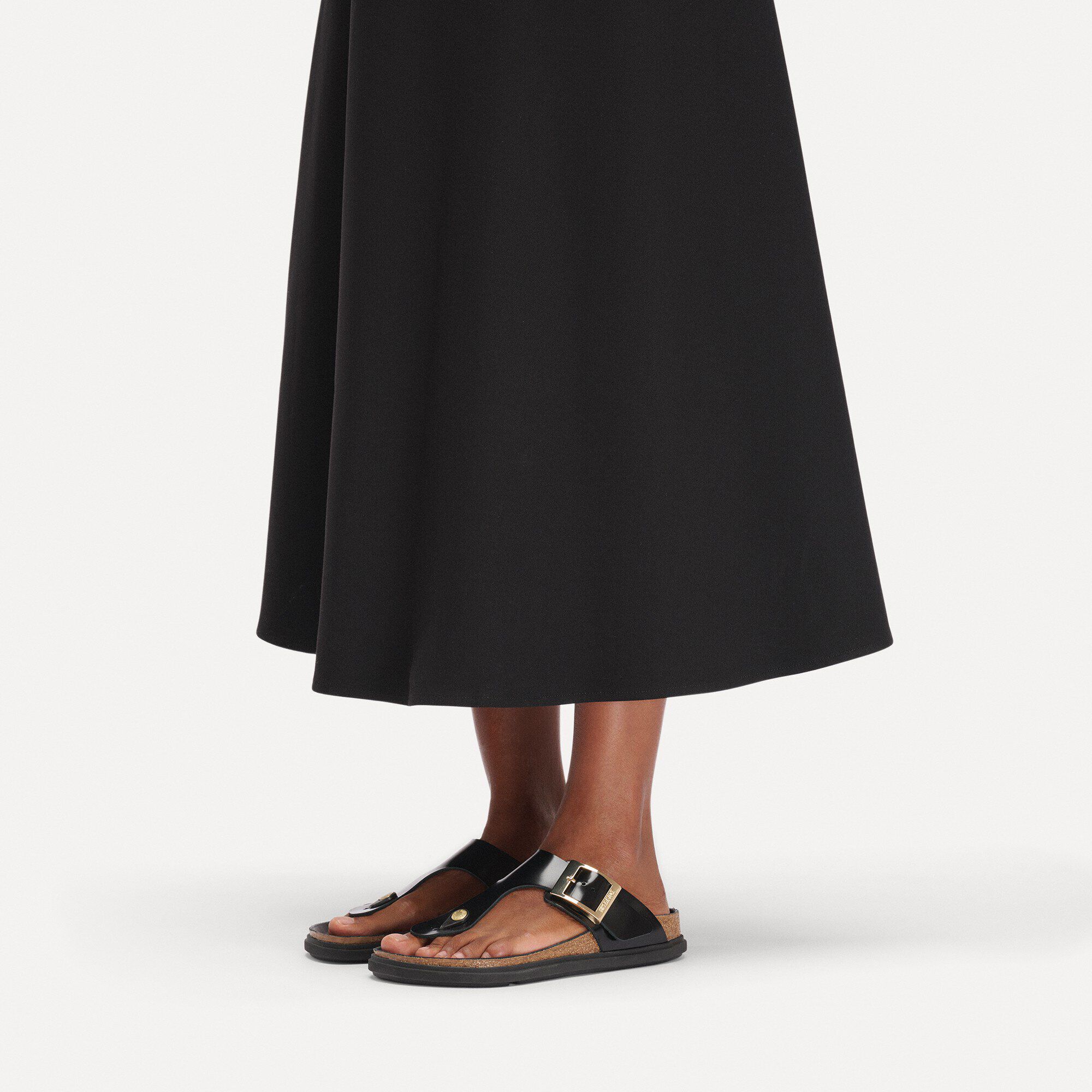 Gizeh Droplet Buckle Natural Leather Patent - Image 5