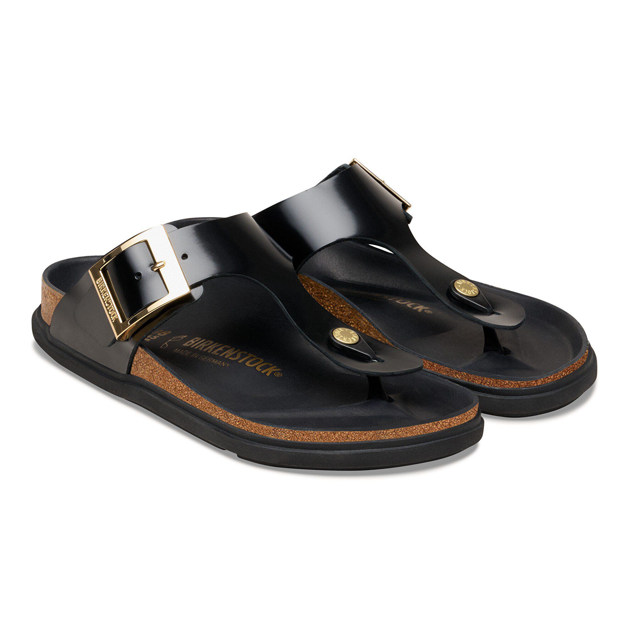 Gizeh Droplet Buckle Natural Leather Patent - Image 4