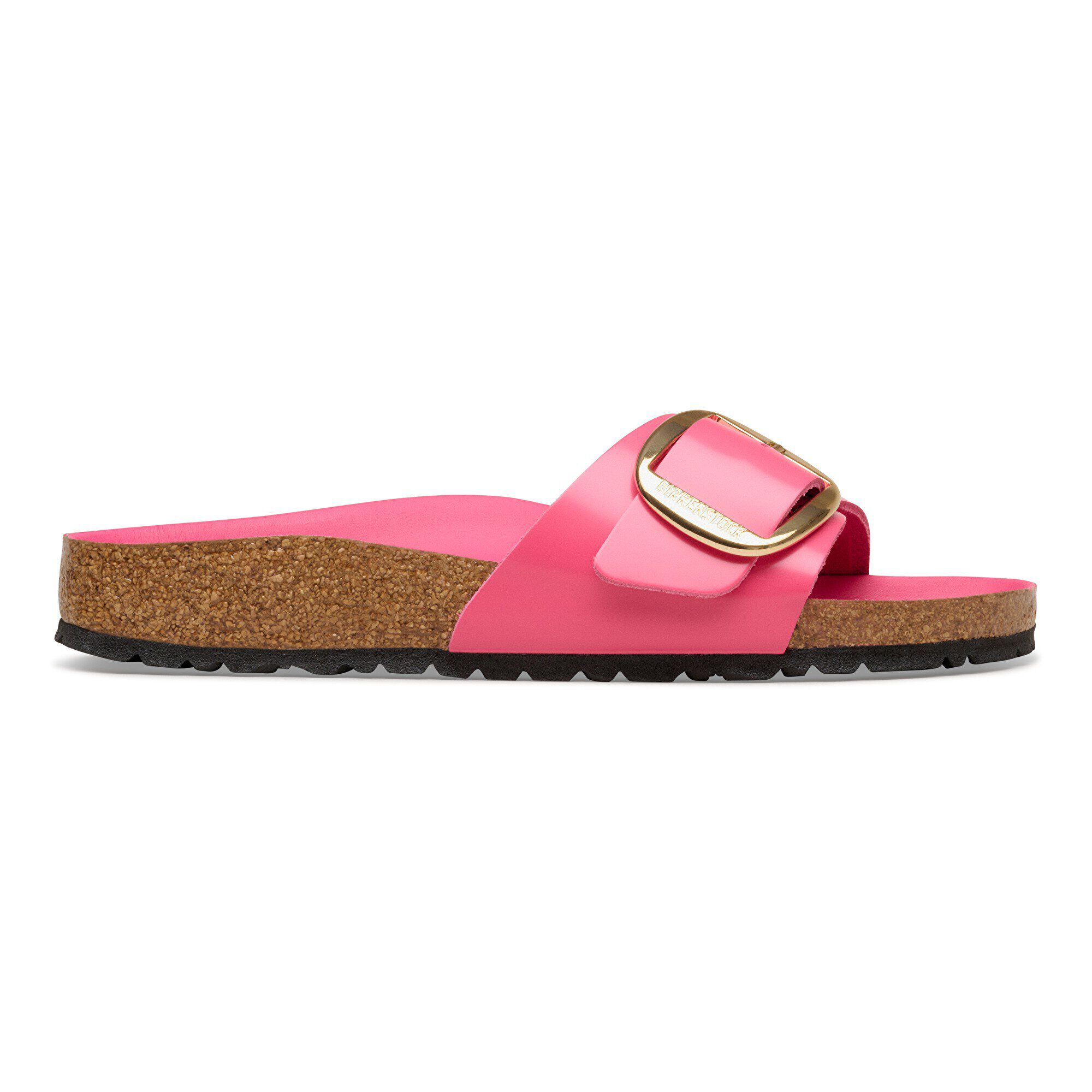 Madrid Big Buckle Natural Leather Patent - Image 3