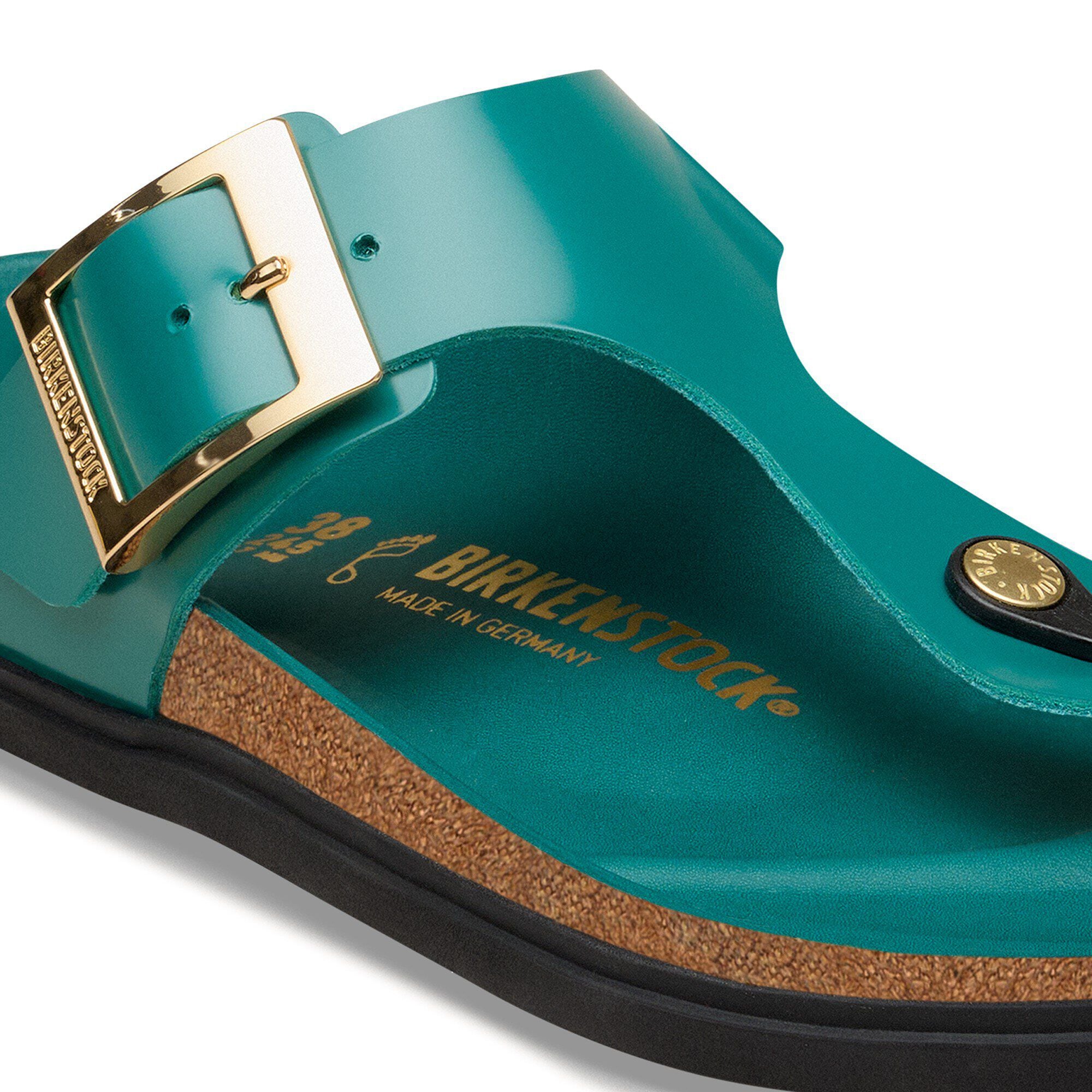 Gizeh Droplet Buckle Natural Leather Patent - Image 6