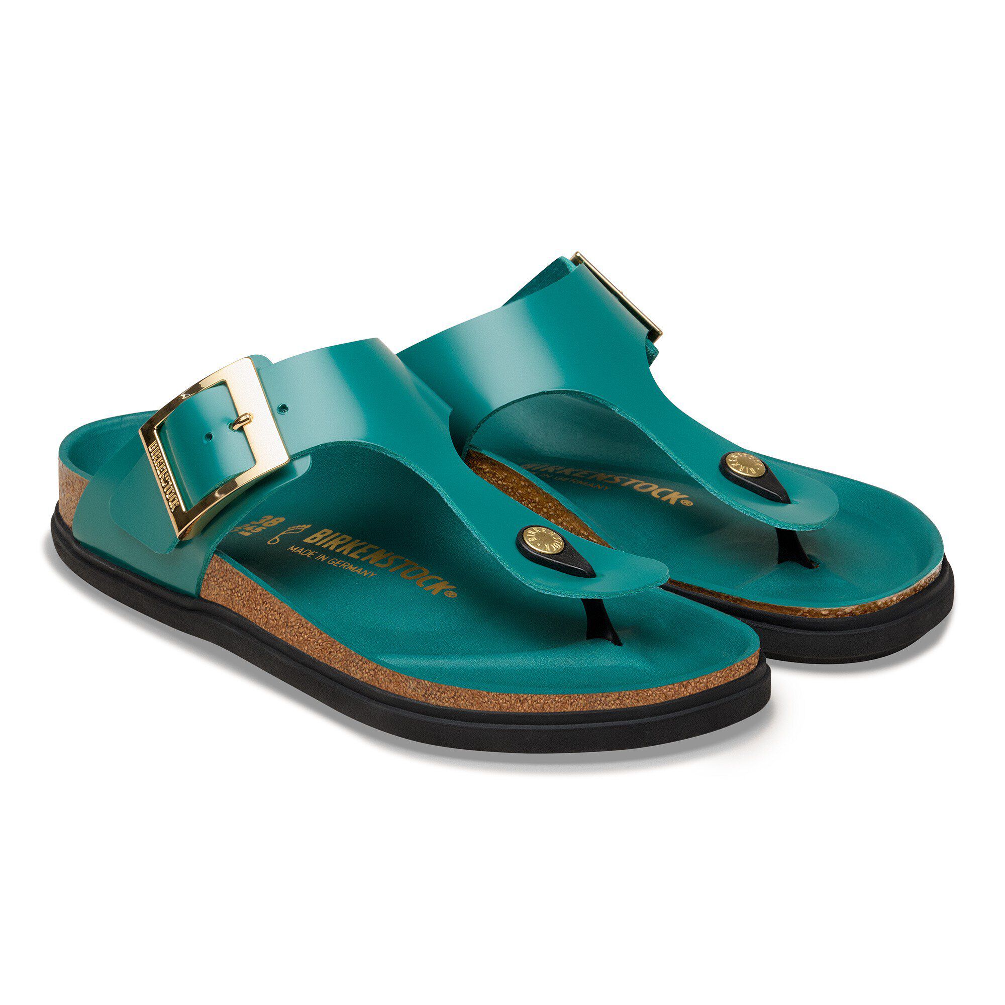 Gizeh Droplet Buckle Natural Leather Patent - Image 7