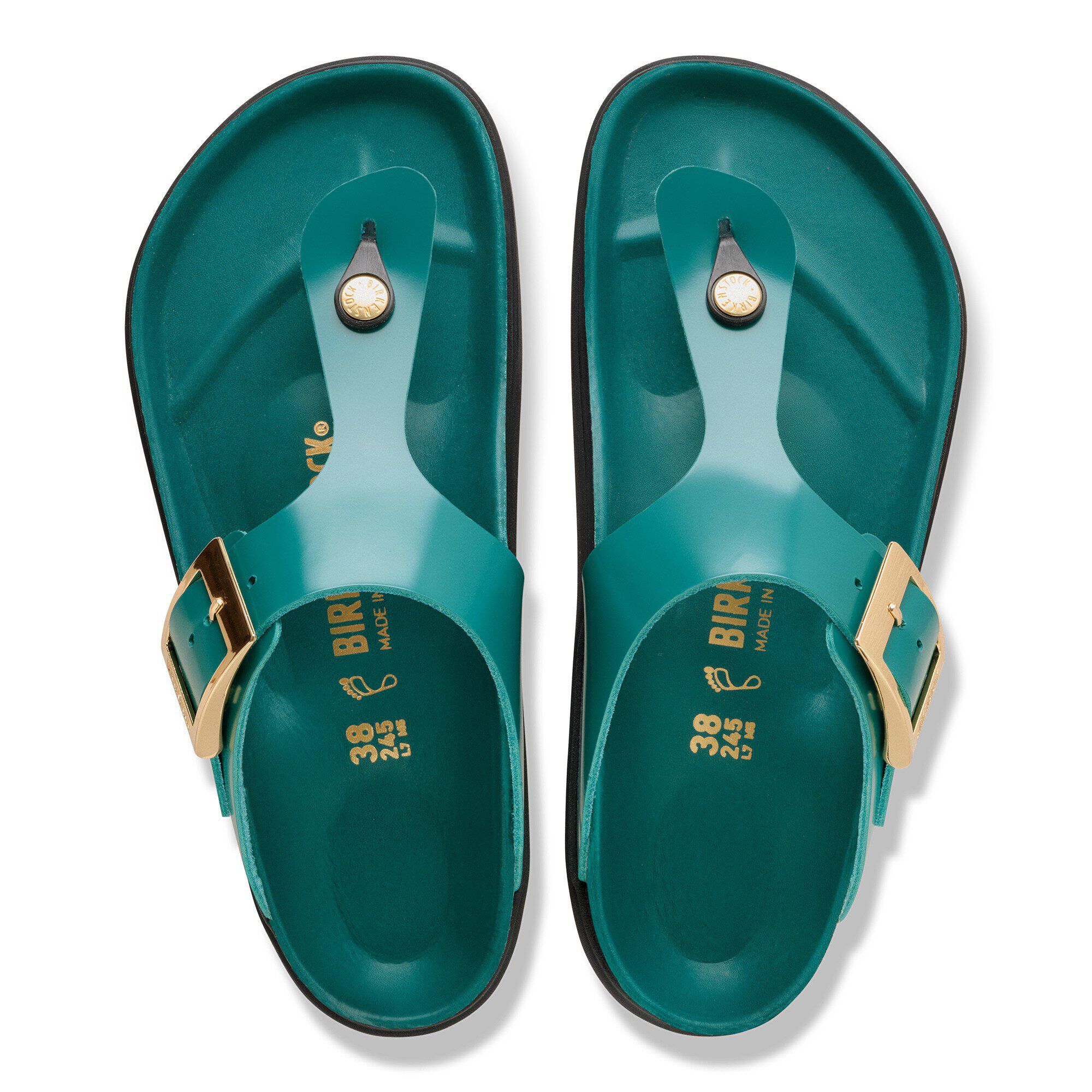 Gizeh Droplet Buckle Natural Leather Patent - Image 2