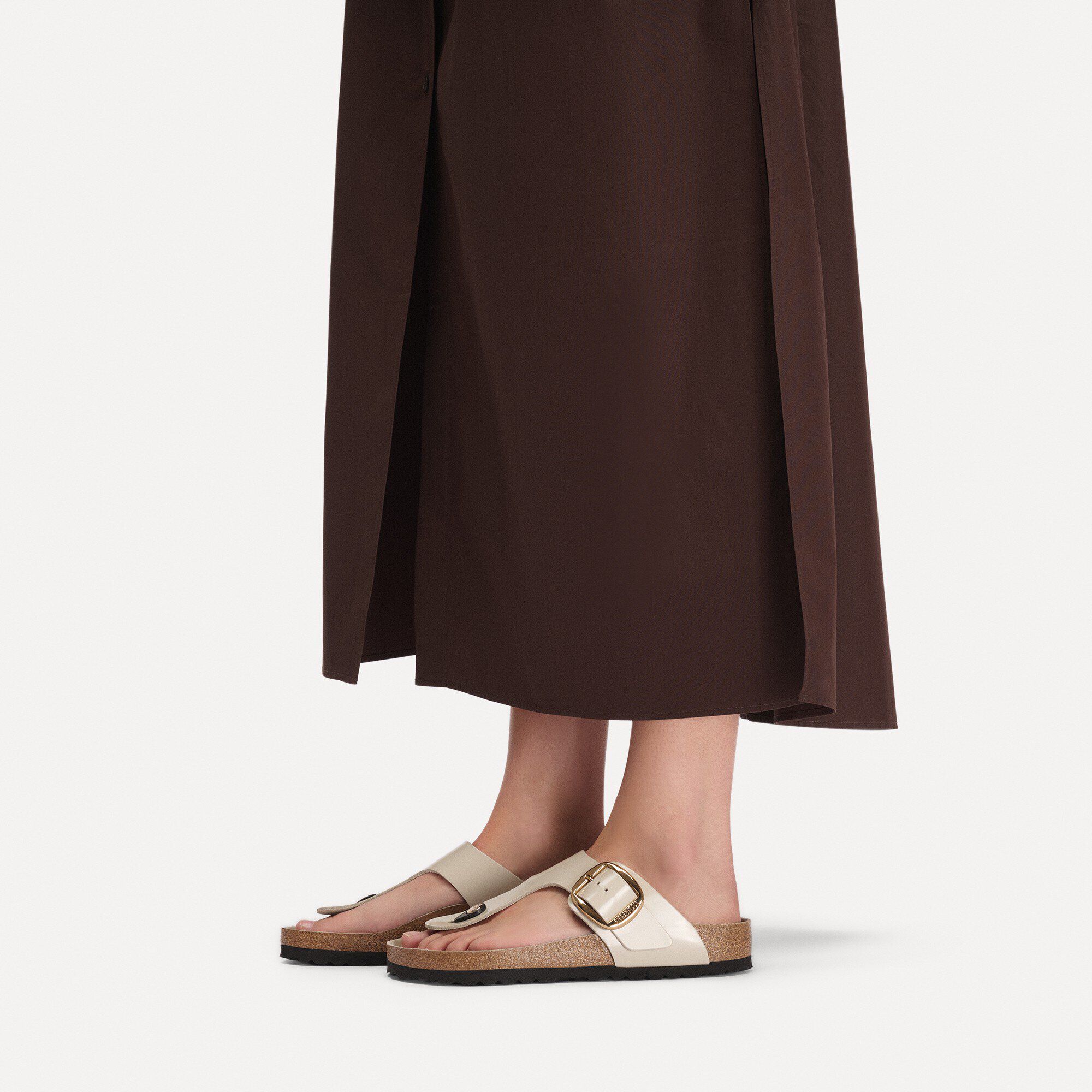 Gizeh Big Buckle Natural Leather Patent - Image 7