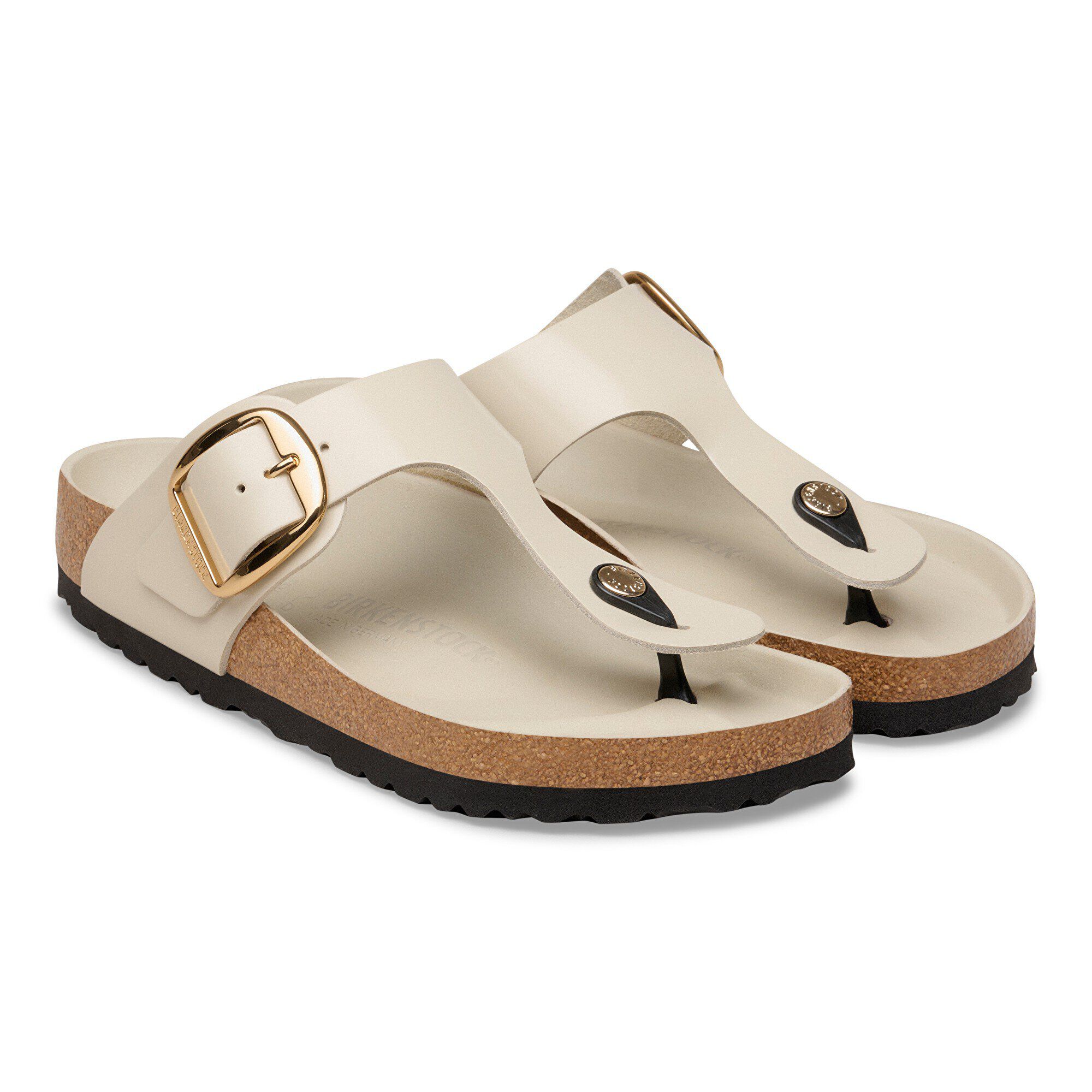 Gizeh Big Buckle Natural Leather Patent - Image 5