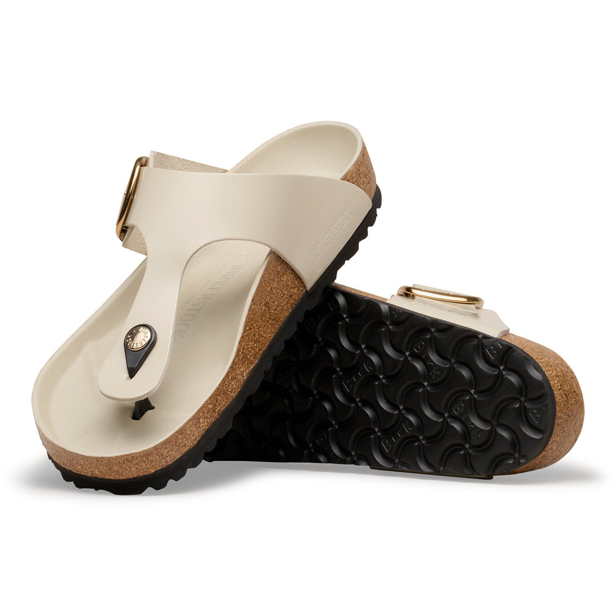 Gizeh Big Buckle Natural Leather Patent - Image 4