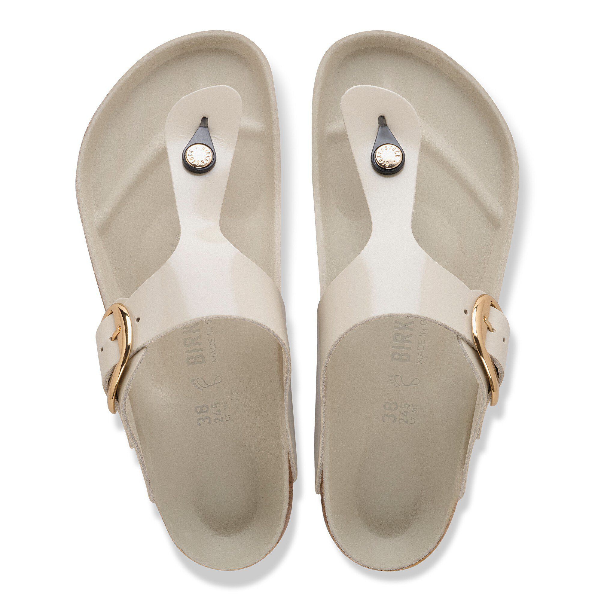 Gizeh Big Buckle Natural Leather Patent - Image 2
