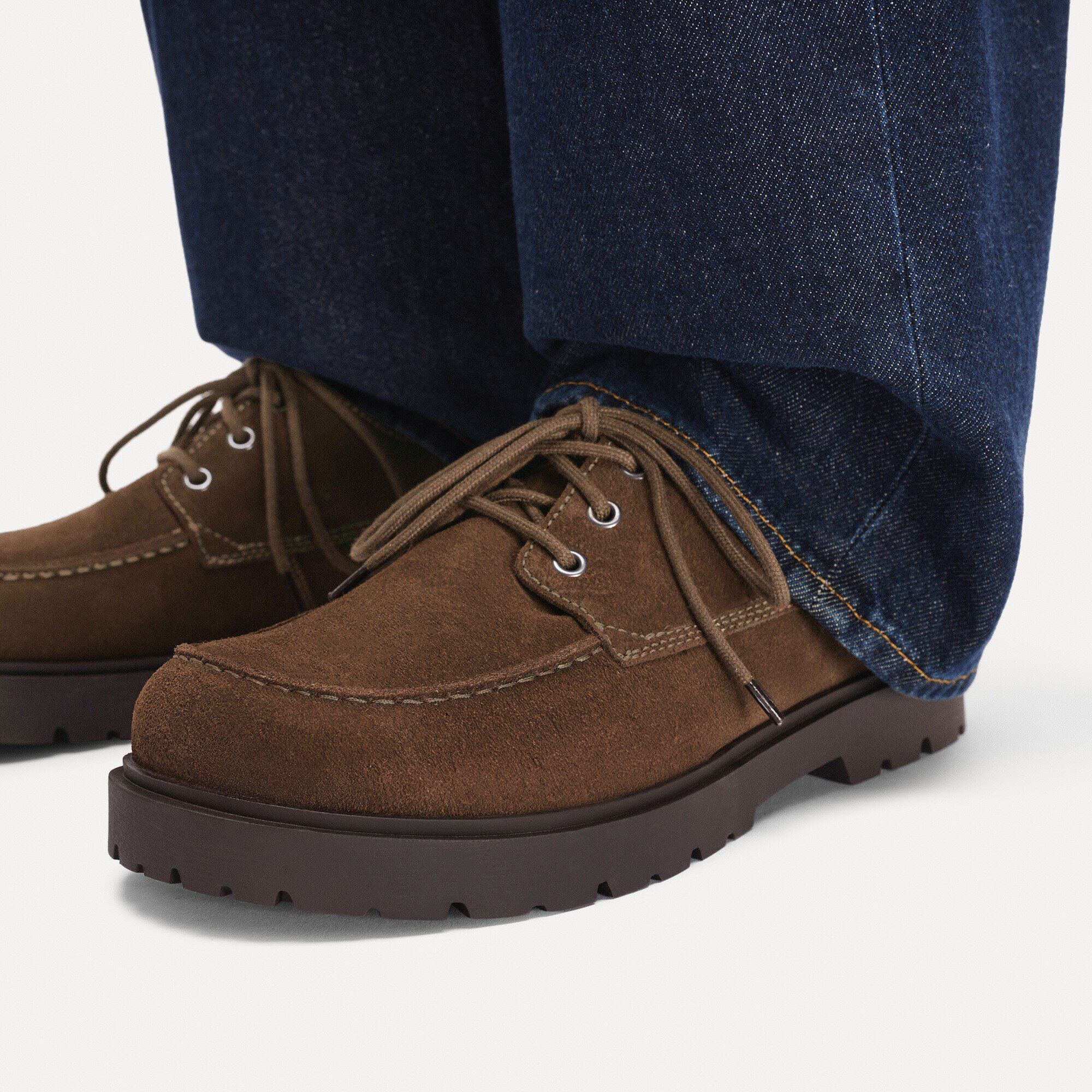 Highwood Moc Lace Low Suede Leather - Image 8