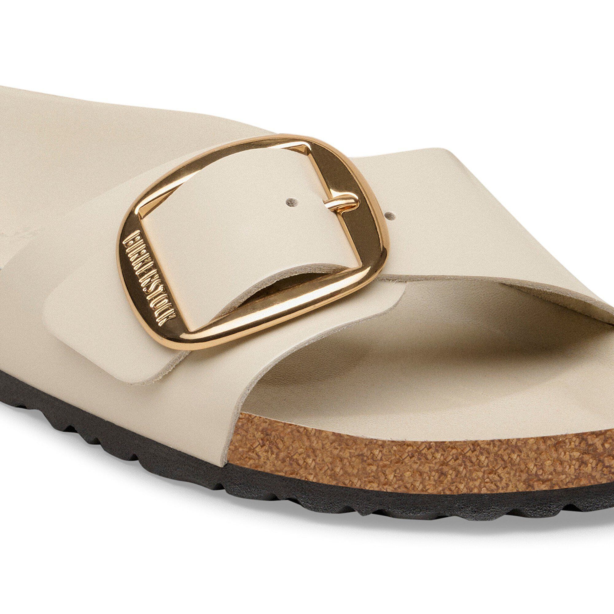 Madrid Big Buckle Natural Leather Patent - Image 8