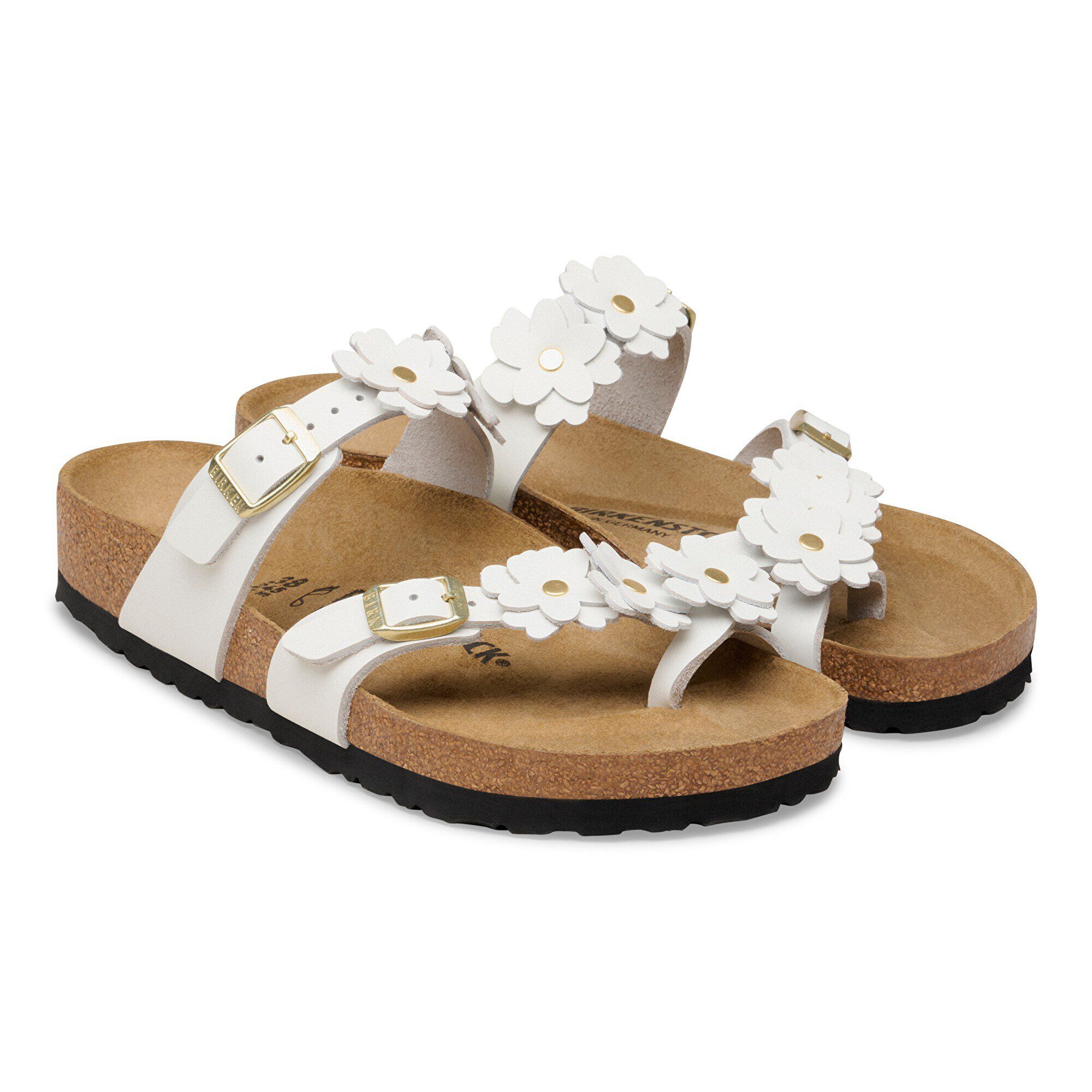 Mayari Flower Embellishment Natural Leather - Image 6