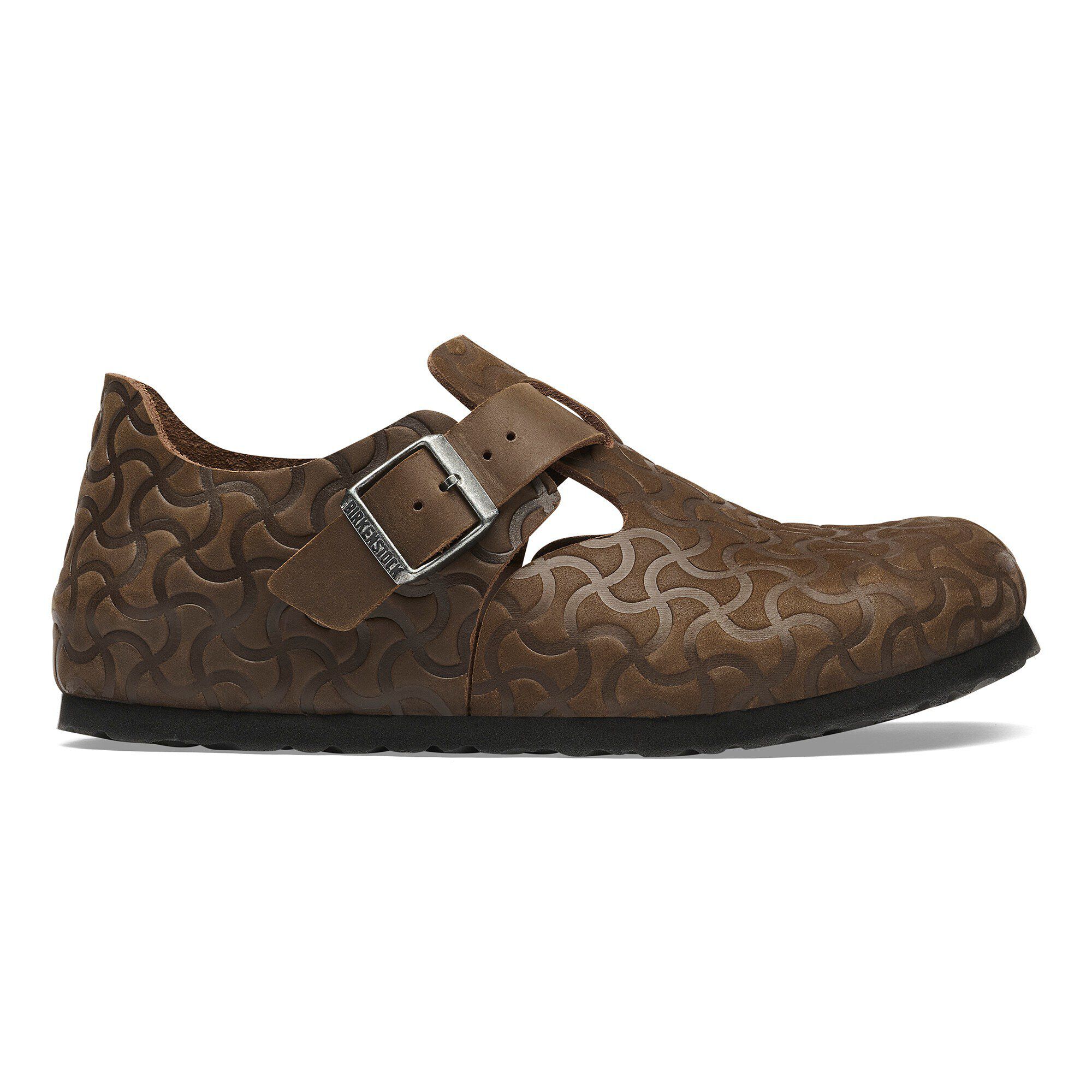 London Single Strap Natural Leather Embossed - Image 3