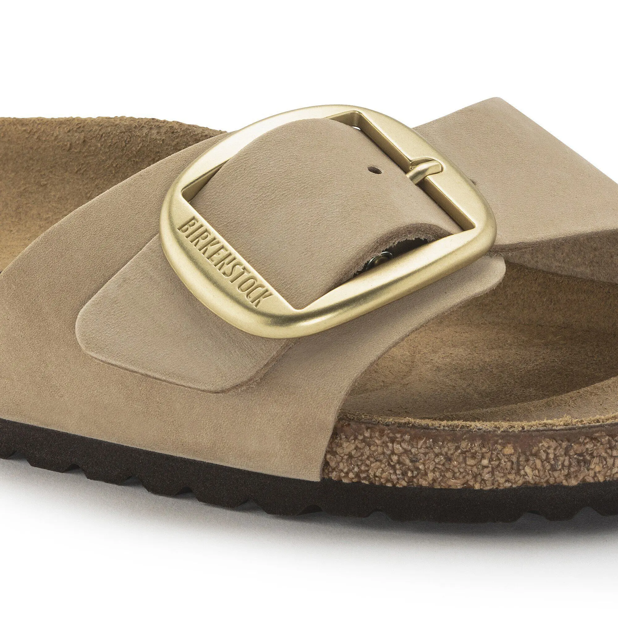 Madrid Big Buckle Natural Leather Nubuck - Image 8