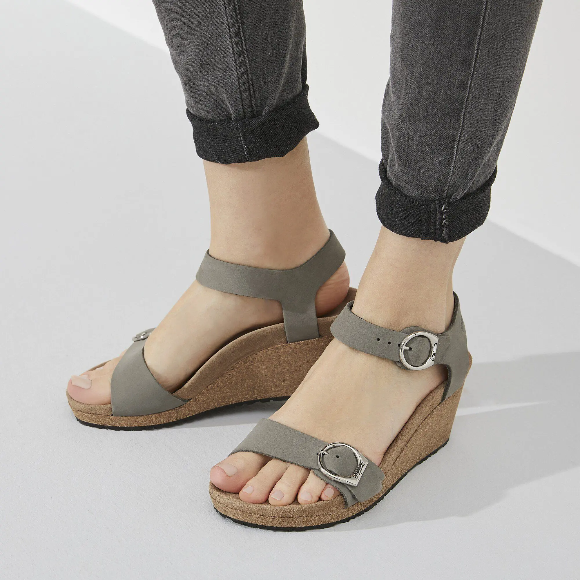 Soley Nubuck Leather Dove Gray - Image 5