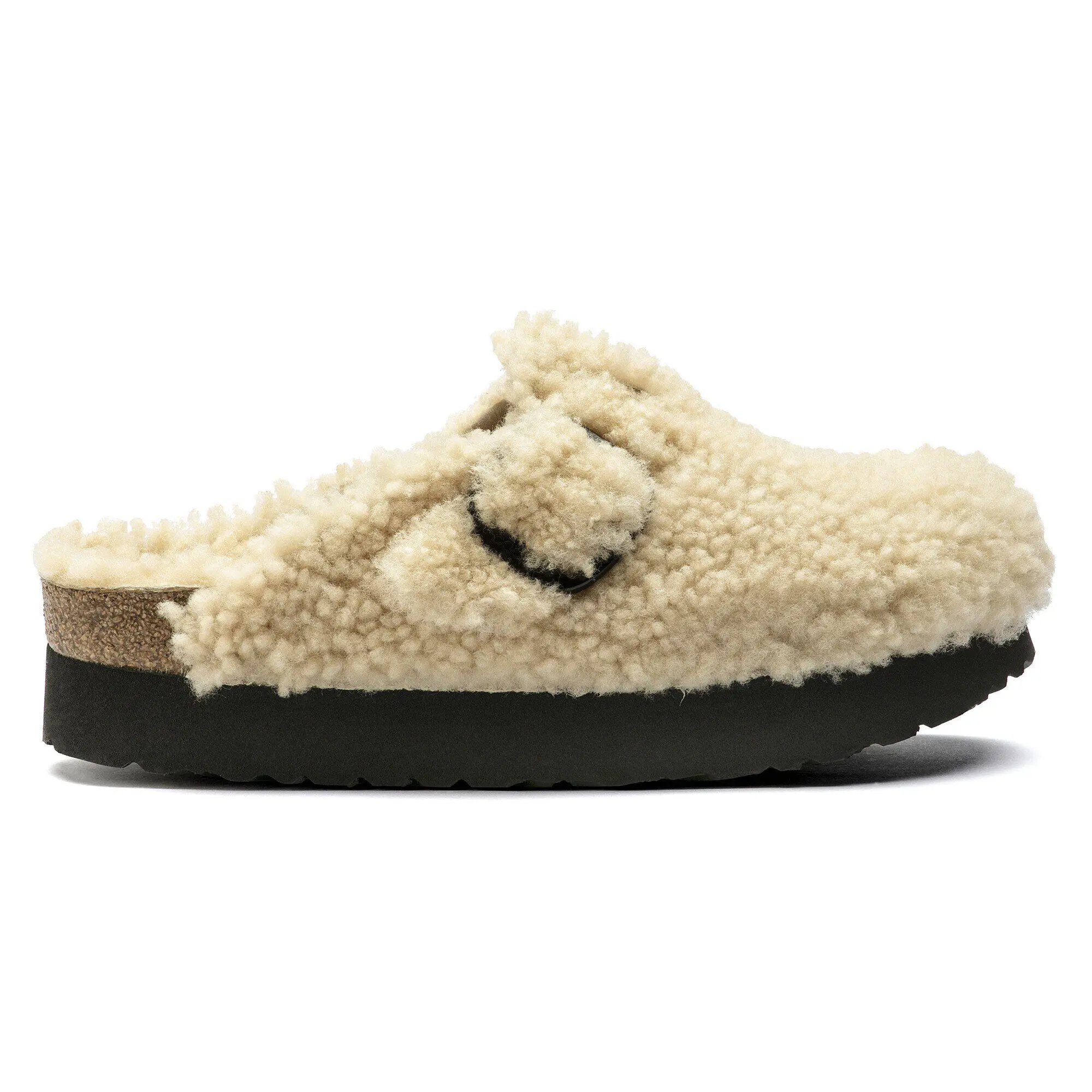 Boston Big Buckle Platform Fur - Image 3