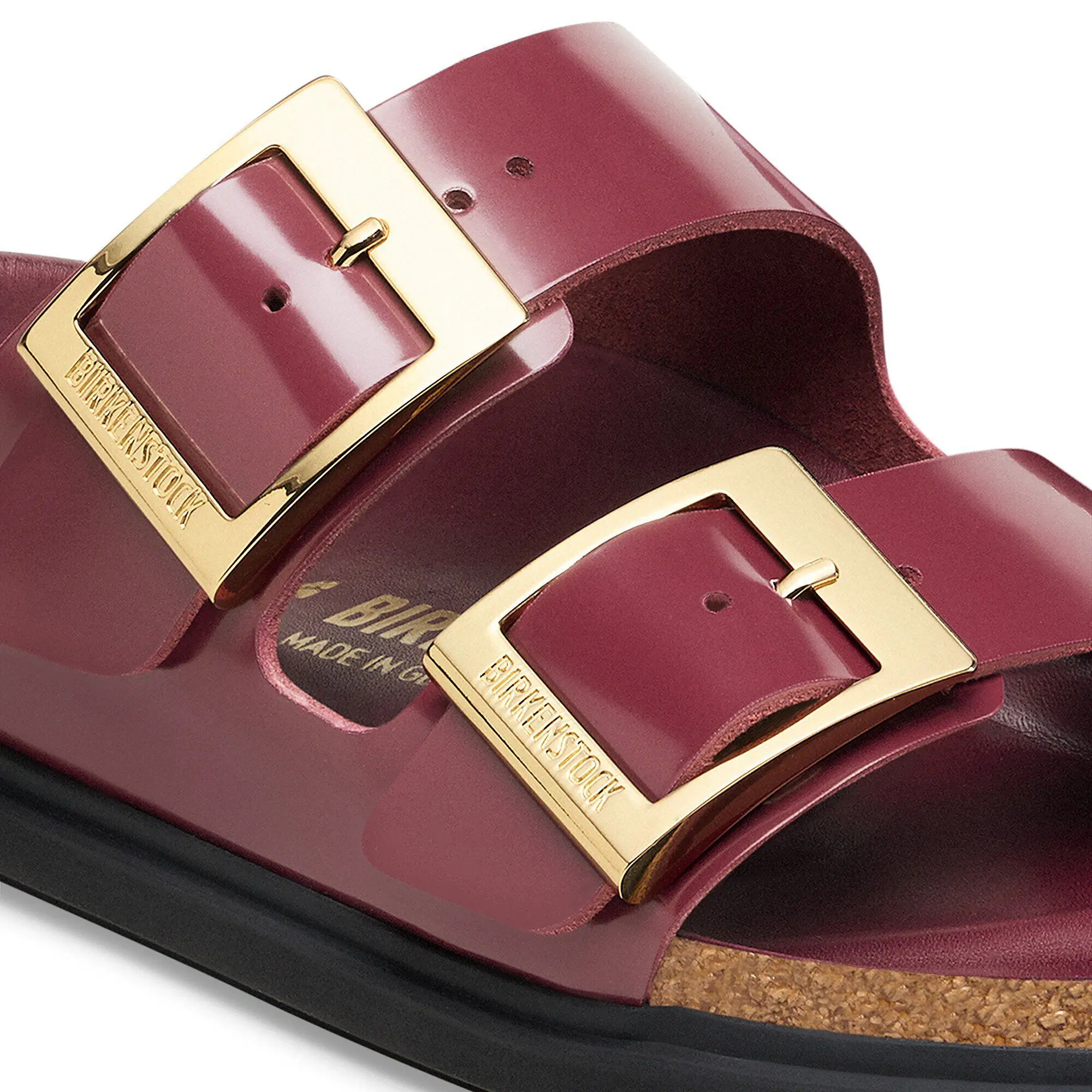 Arizona Droplet Buckle Natural Leather Patent - Image 4
