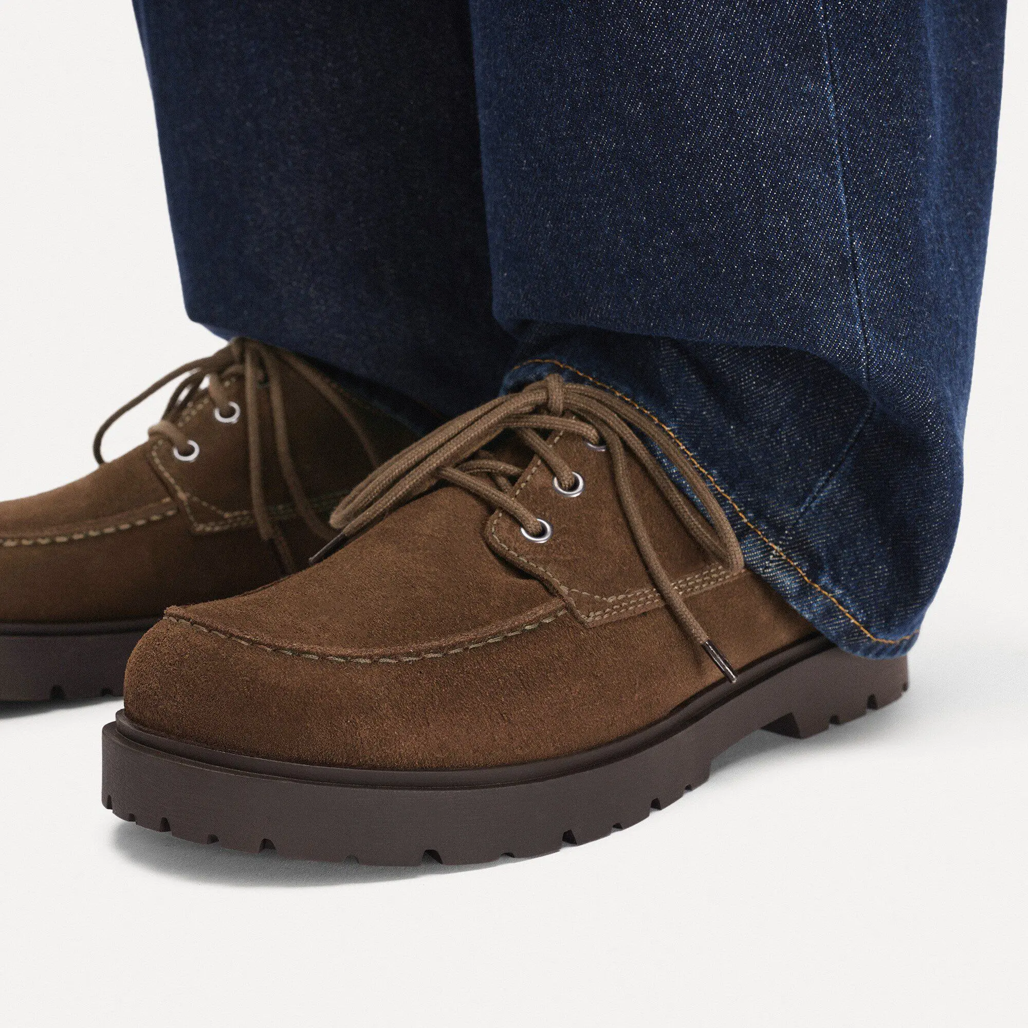 Highwood Moc Lace Low Suede Leather - Image 8