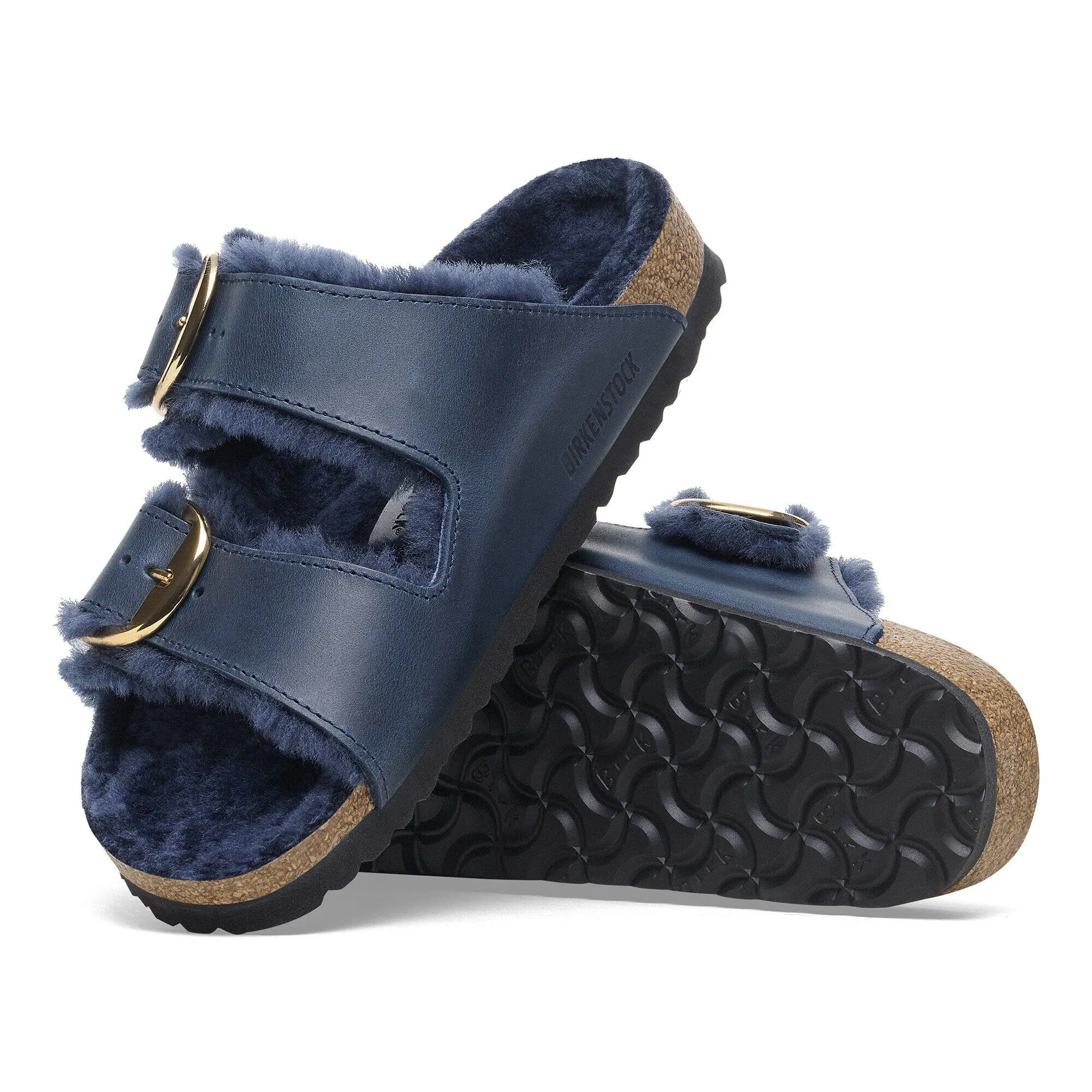 Arizona Big Buckle Shearling Natural Leather Oiled - Image 9