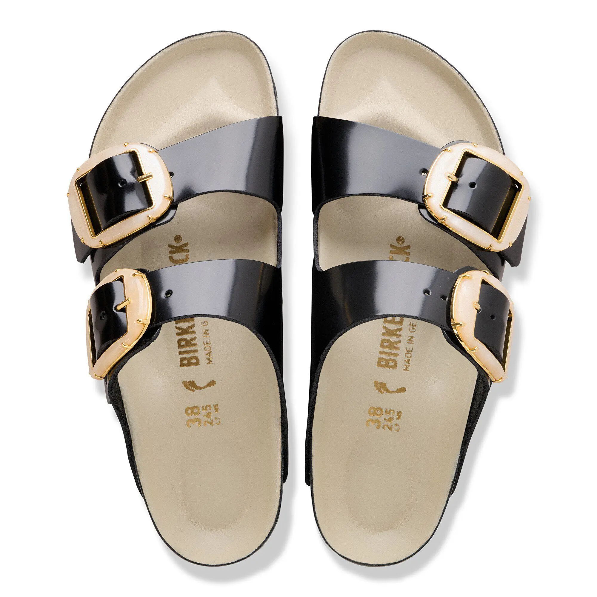 Alternative view of Arizona Big Buckle Natural Leather Patent