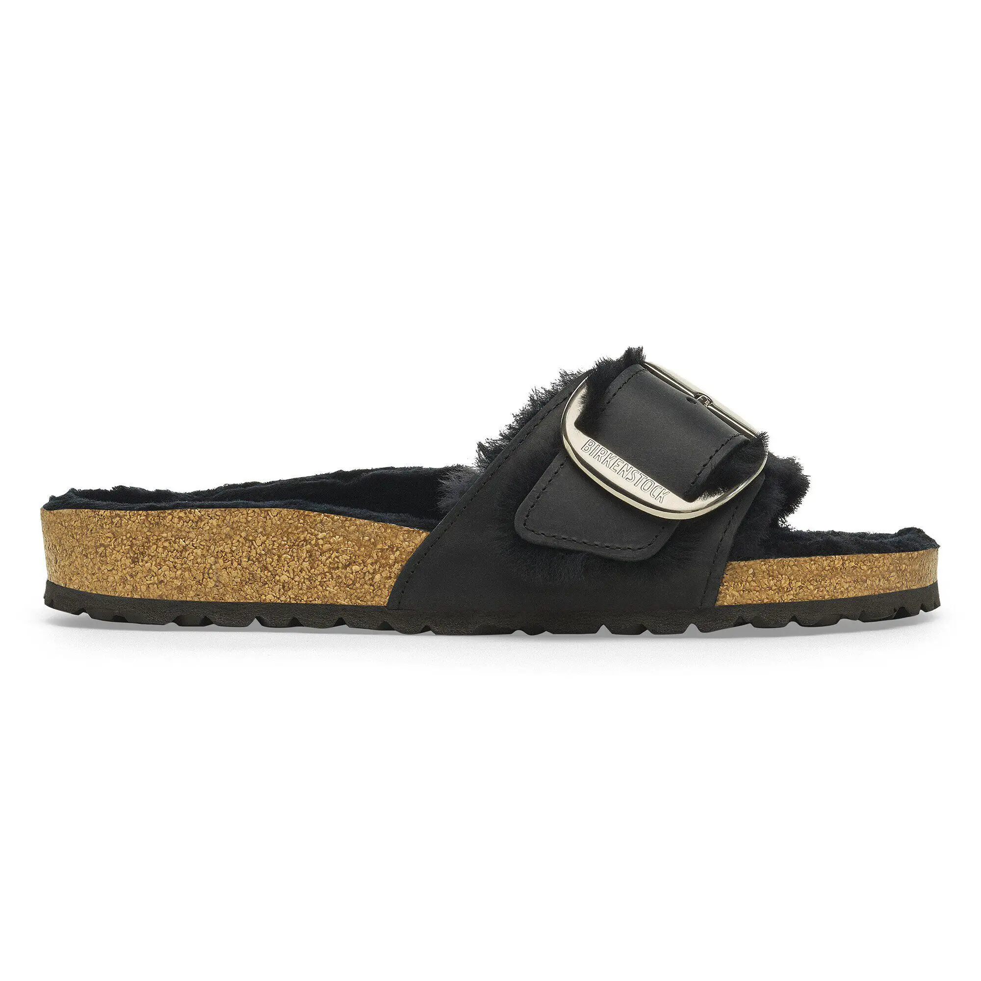 Madrid Big Buckle Shearling Natural Leather Oiled - Image 6