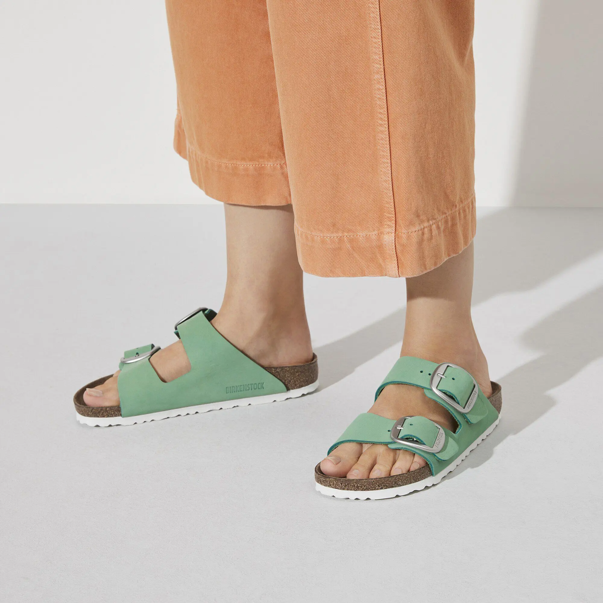 Arizona Big Buckle Nubuck Leather Bold Jade - Image 4