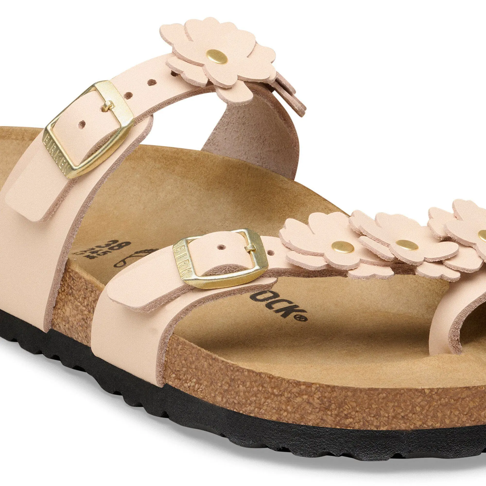 Mayari Flower Embellishment Natural Leather - Image 6