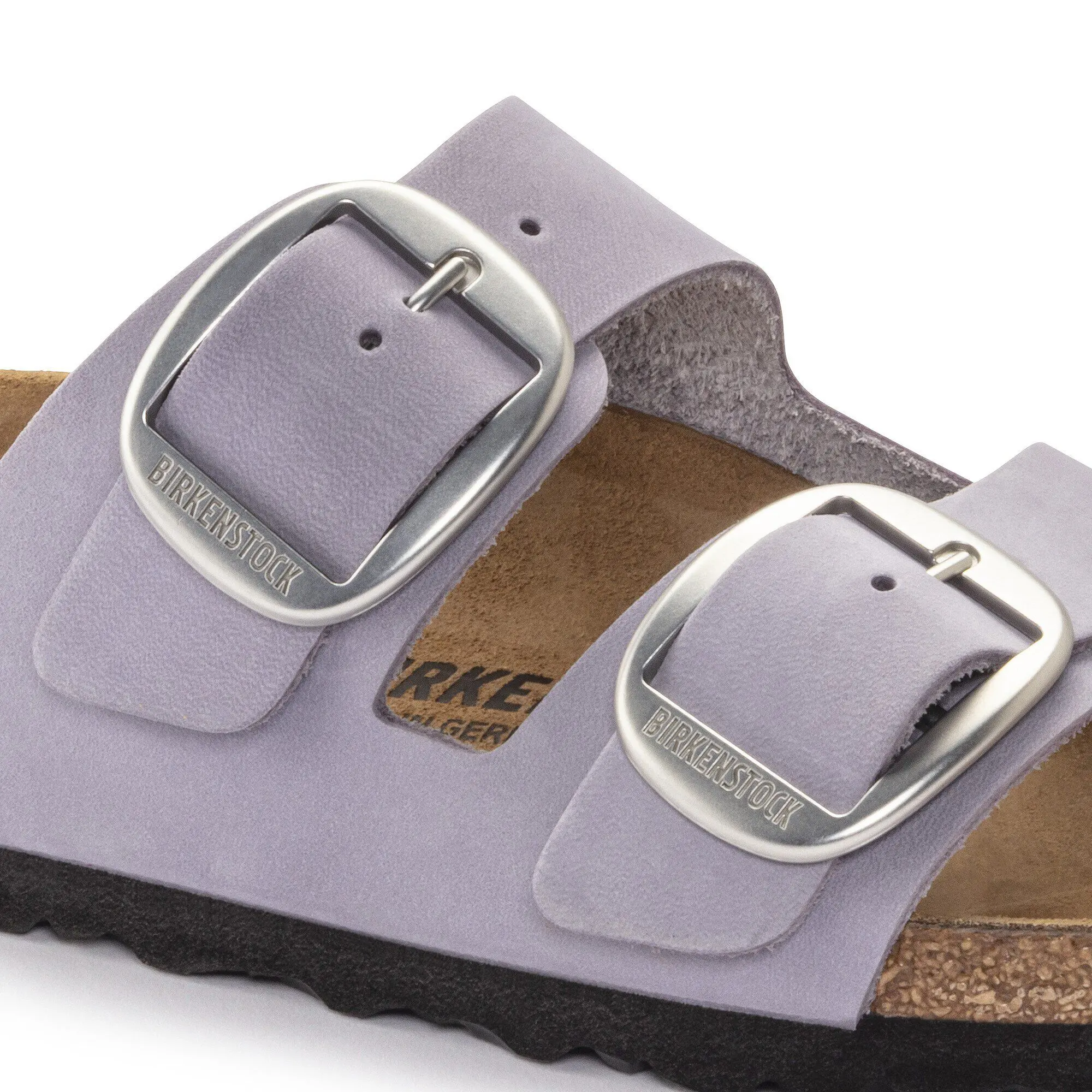 Arizona Big Buckle Nubuck Leather Purple Fog - Image 4