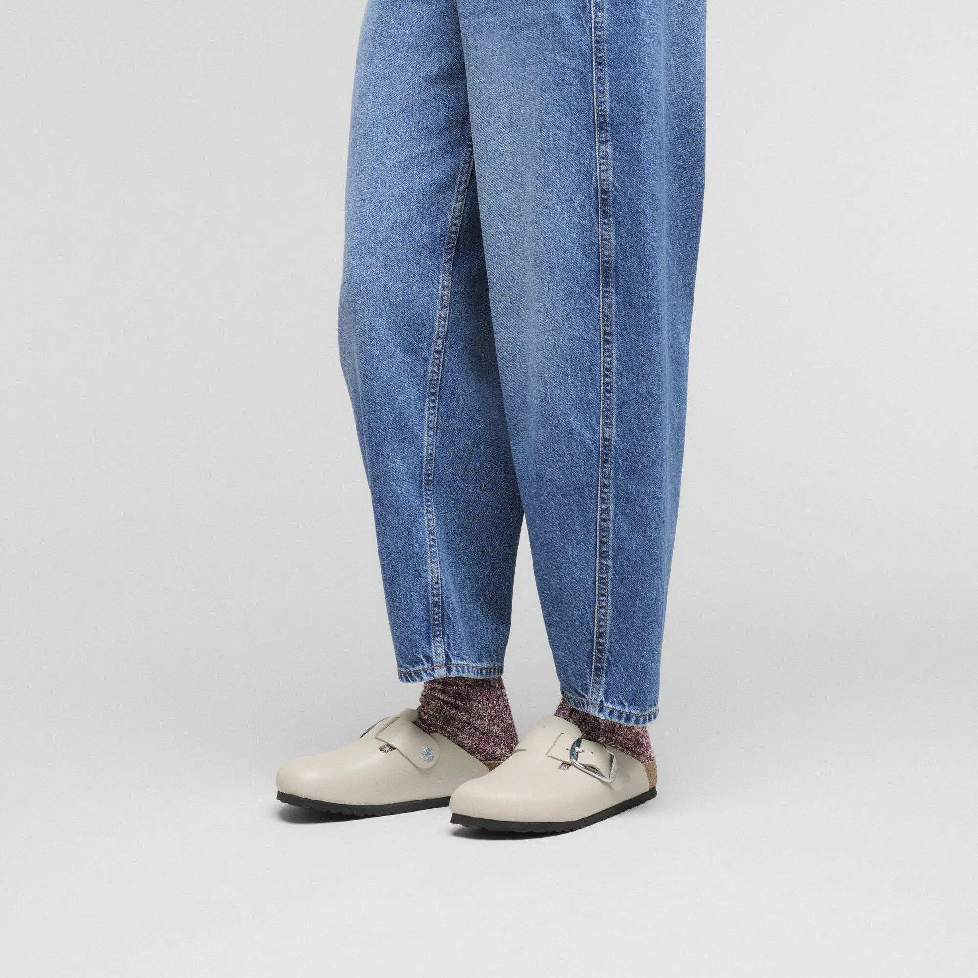 Boston Big Buckle Natural Leather - Image 4