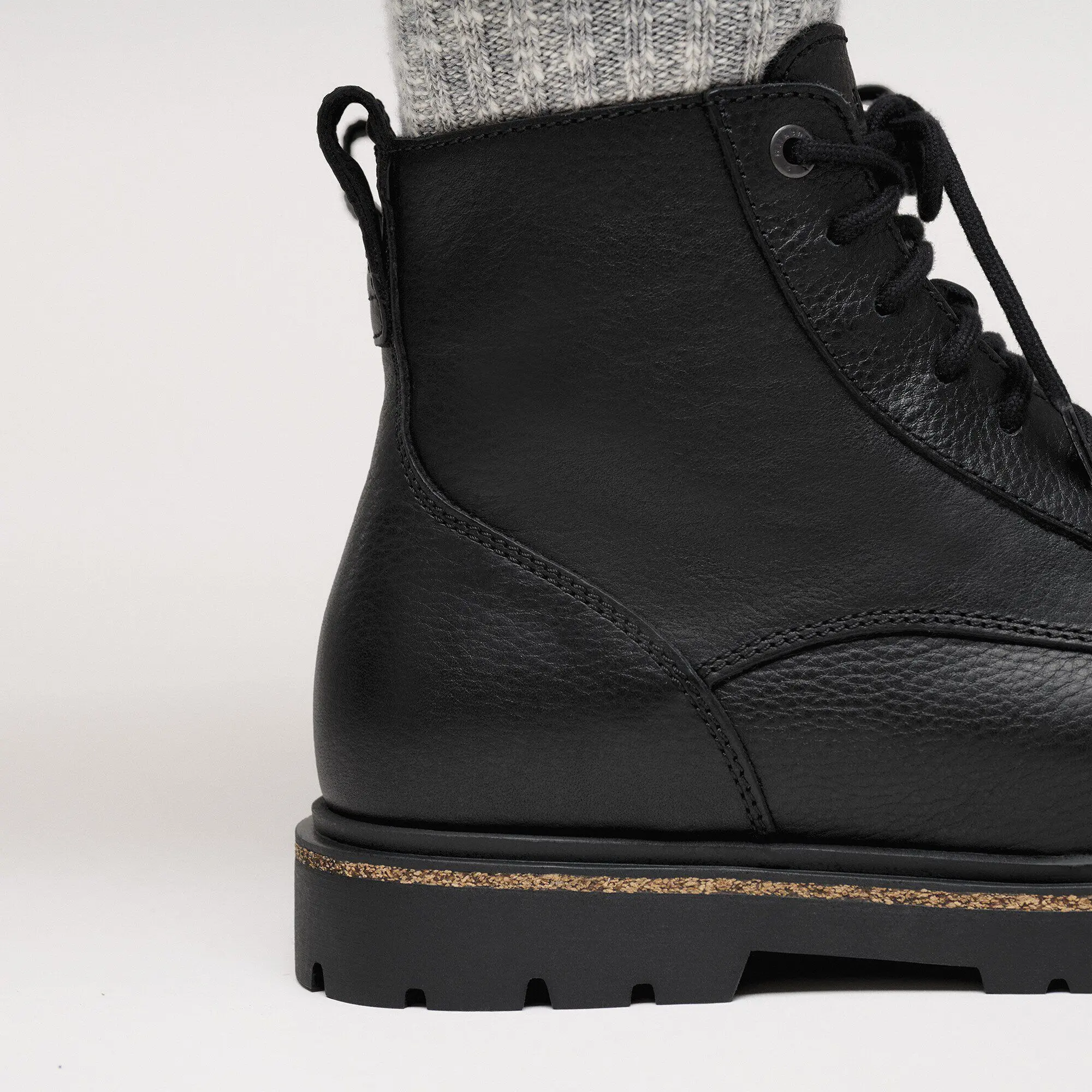 Highwood Lace Mid Men Leather Black - Image 4