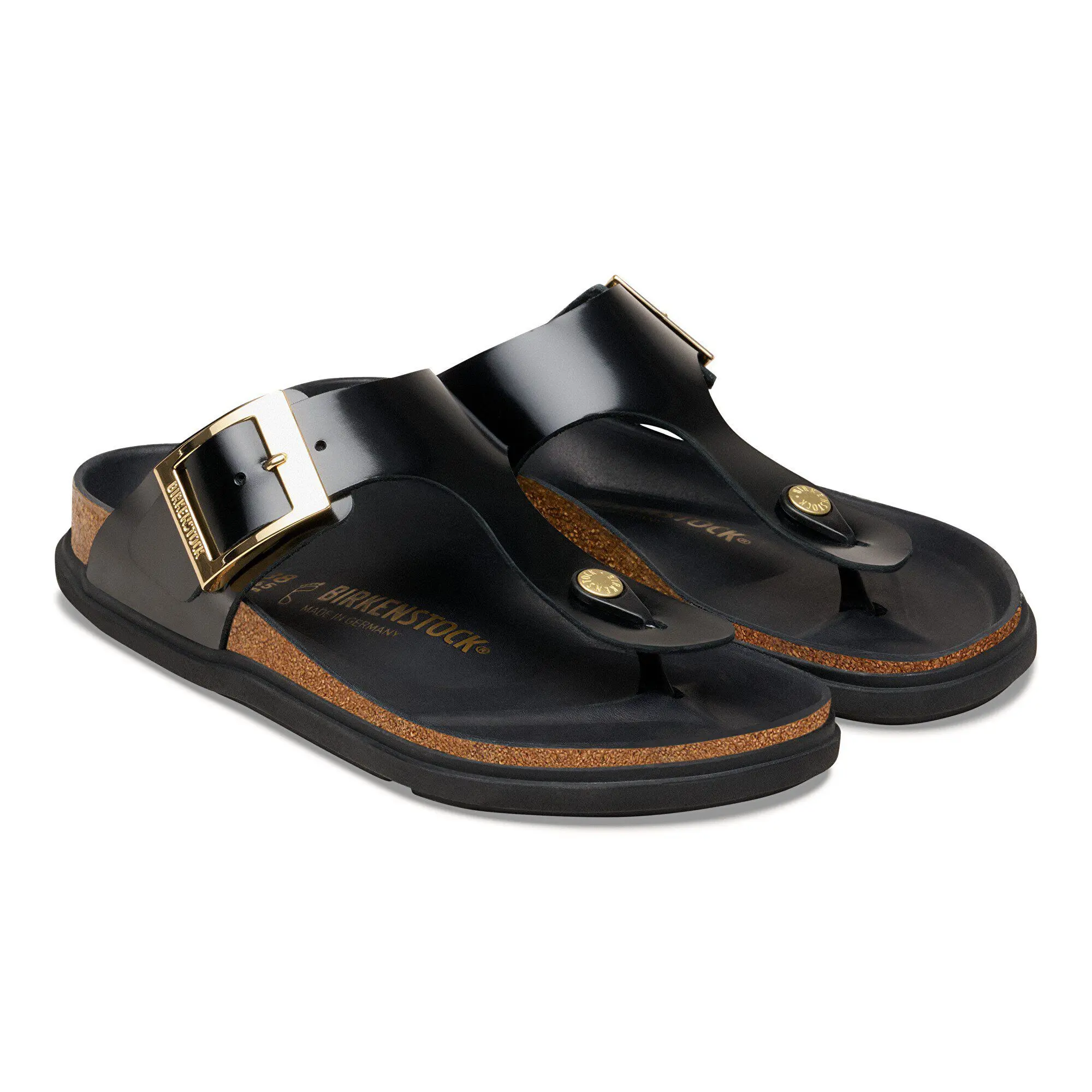 Gizeh Droplet Buckle Natural Leather Patent - Image 4