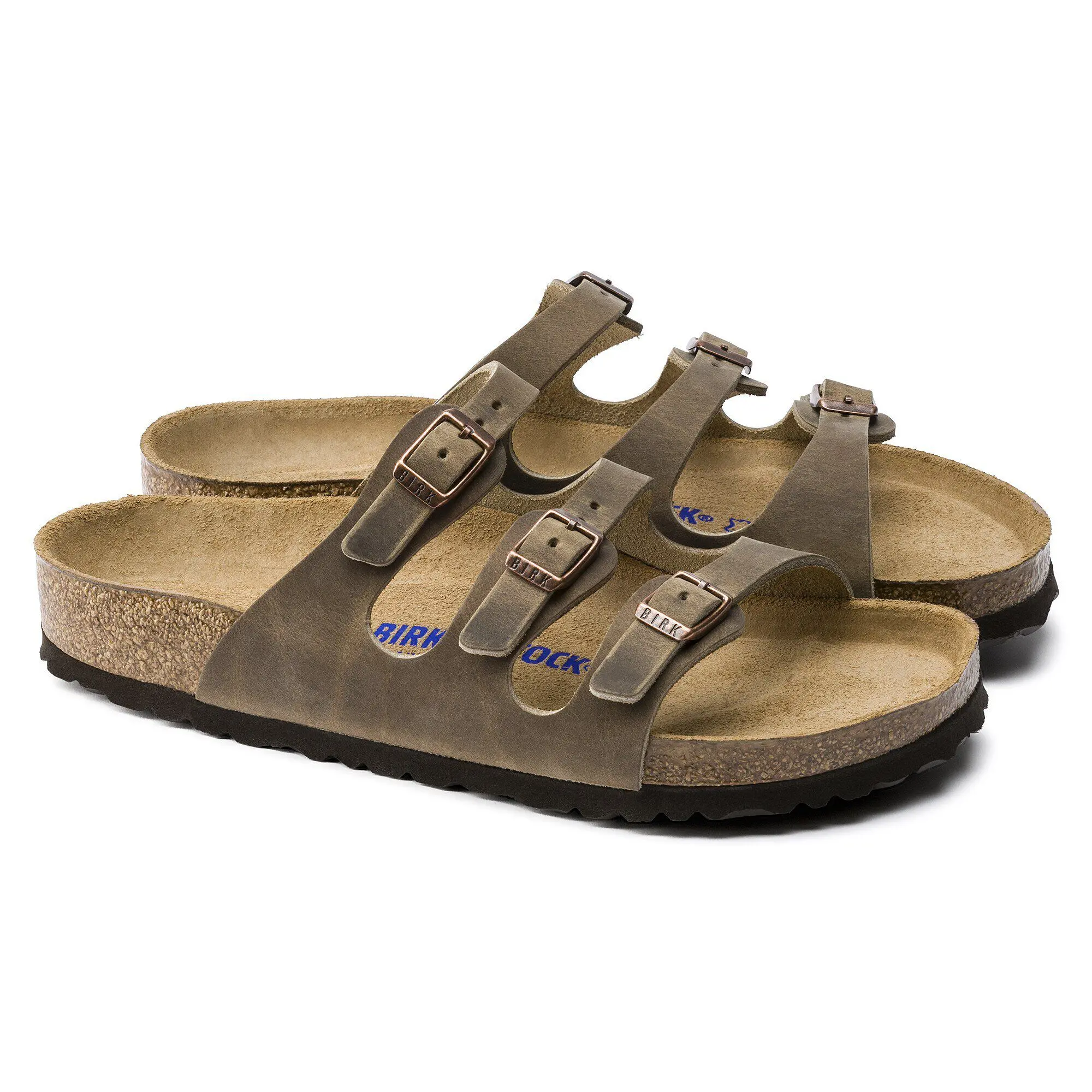 Florida Soft Footbed Oiled Leather Tobacco Brown - Image 8