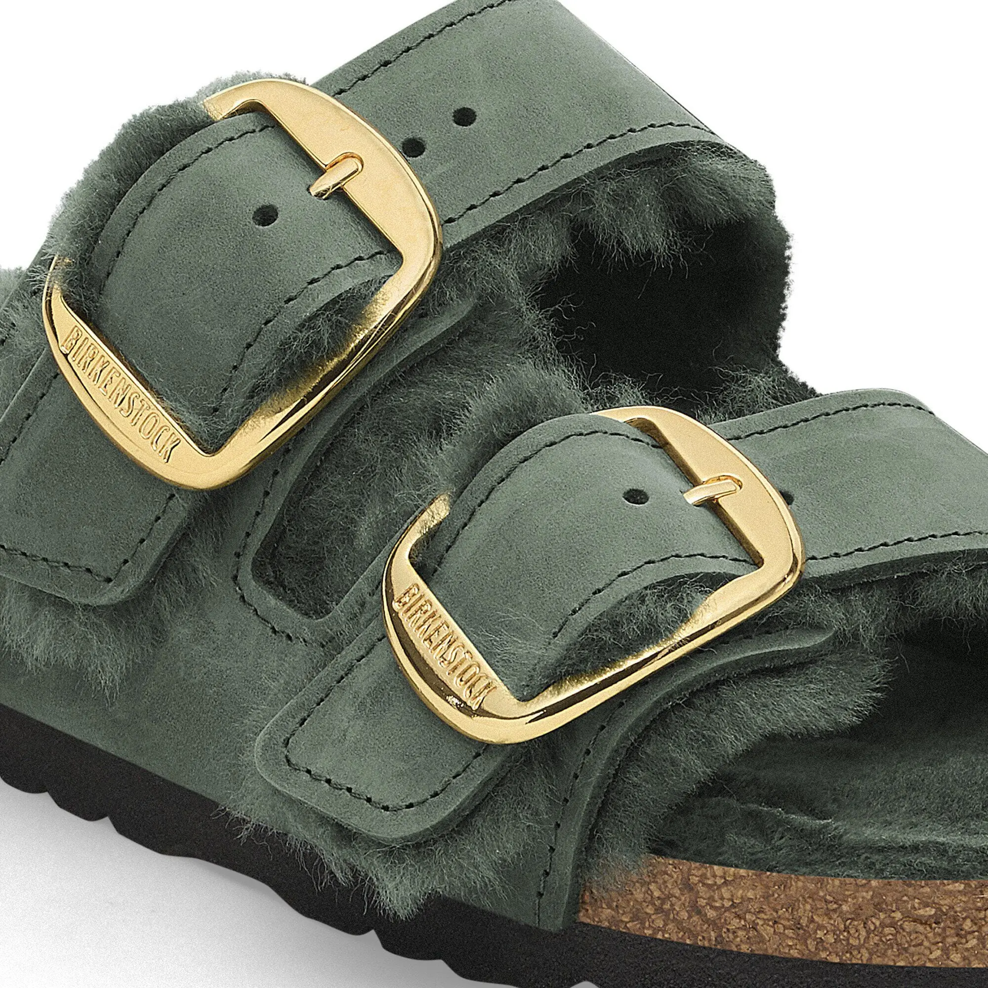 Arizona Big Buckle Shearling Natural Leather Oiled - Image 4