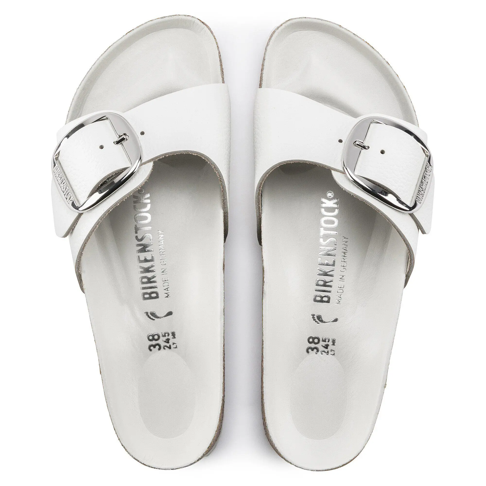 Alternative view of Madrid Big Buckle Natural Leather