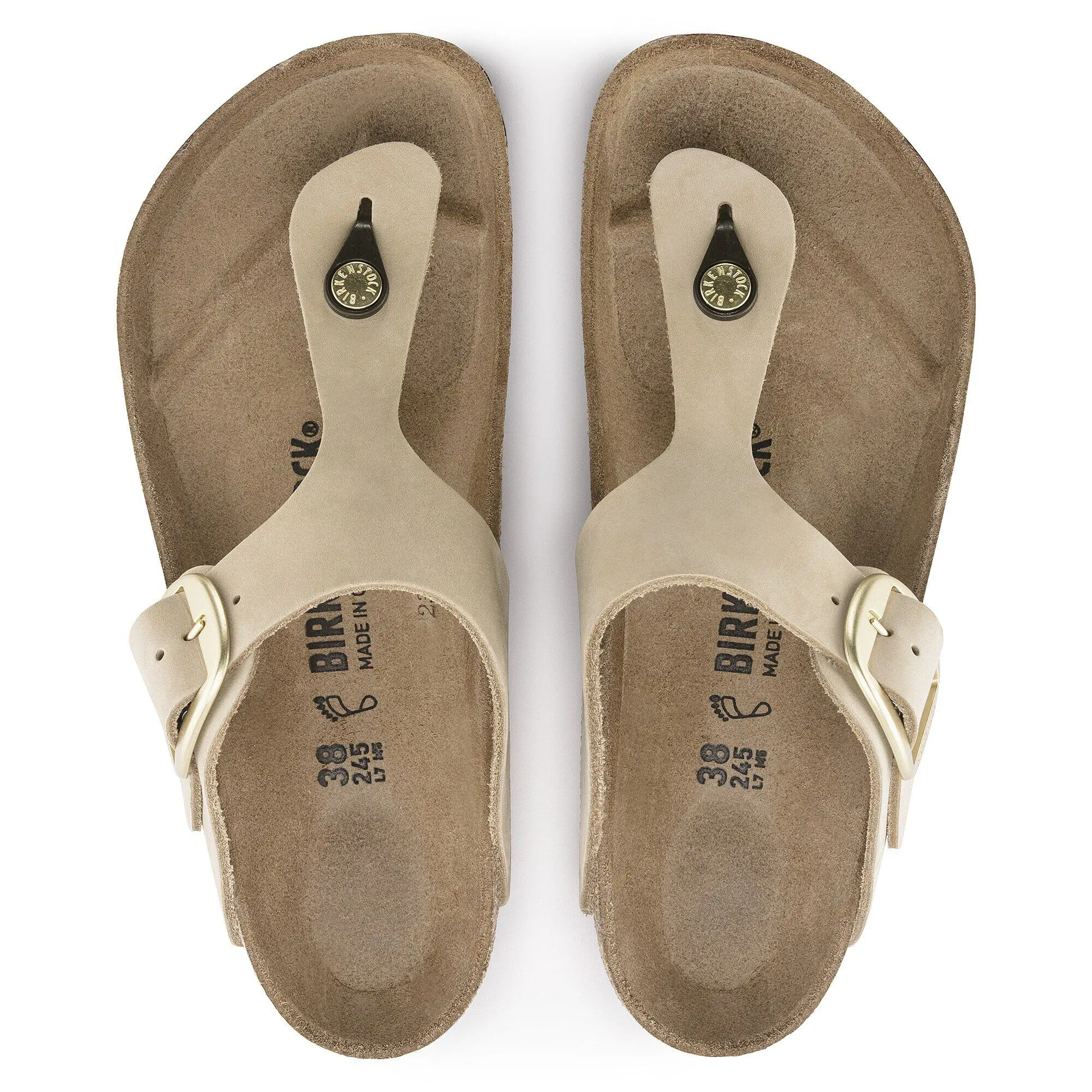 Alternative view of Gizeh Big Buckle Nubuk Leather
