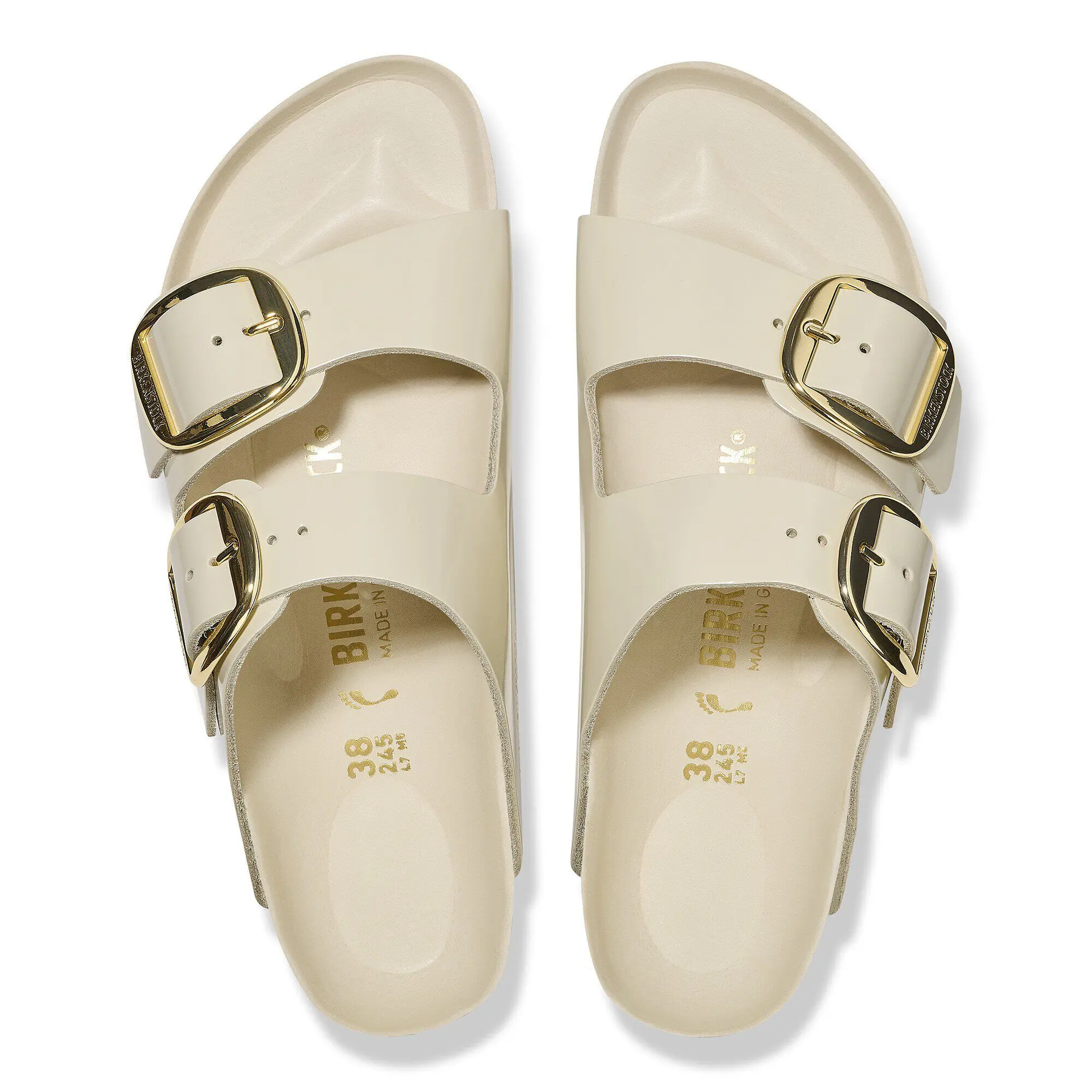 Alternative view of Arizona Big Buckle Natural Leather Patent