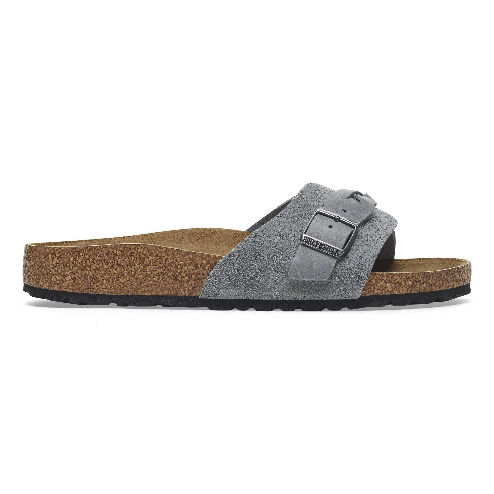 Oita Braided Suede Leather Basalt Gray - Image 3