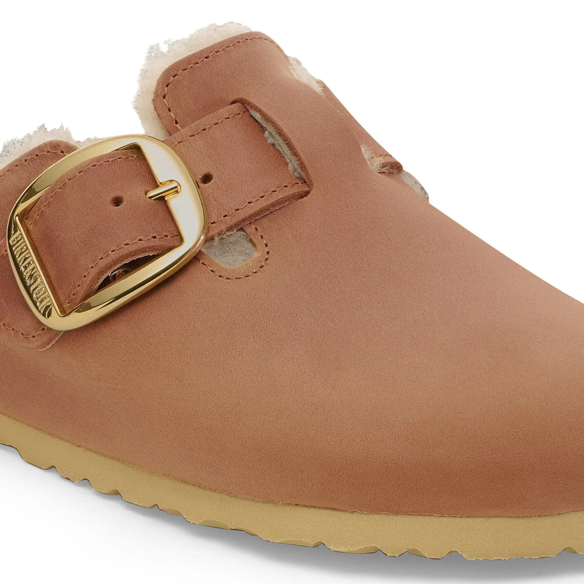 Boston Big Buckle Shearling Natural Leather Oiled - Image 4