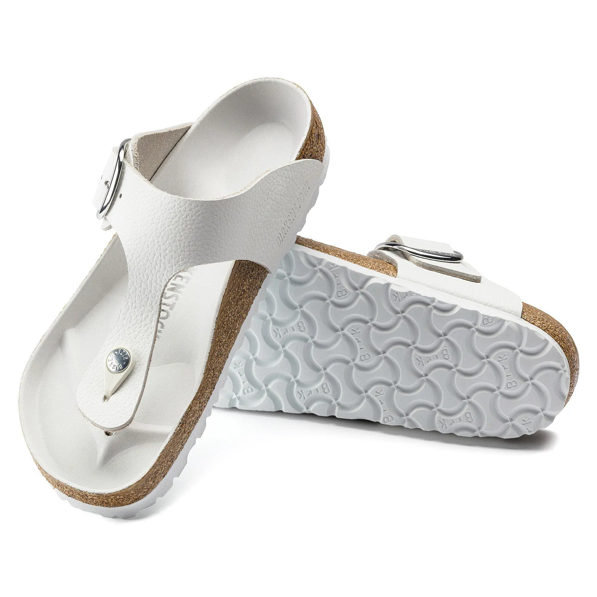 Gizeh Big Buckle Natural Leather - Image 8
