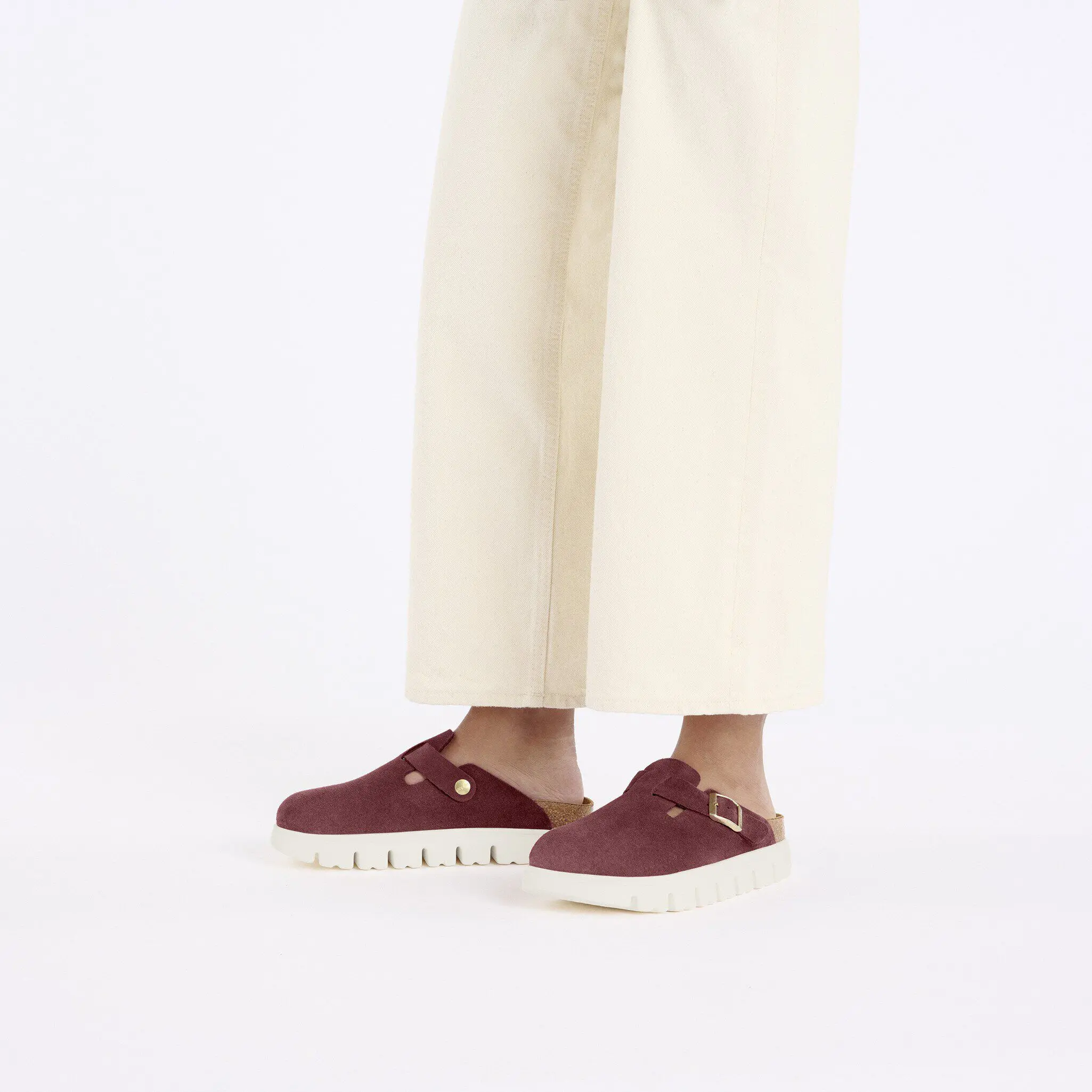 Boston Chunky Suede Leather Berry Crush - Image 7