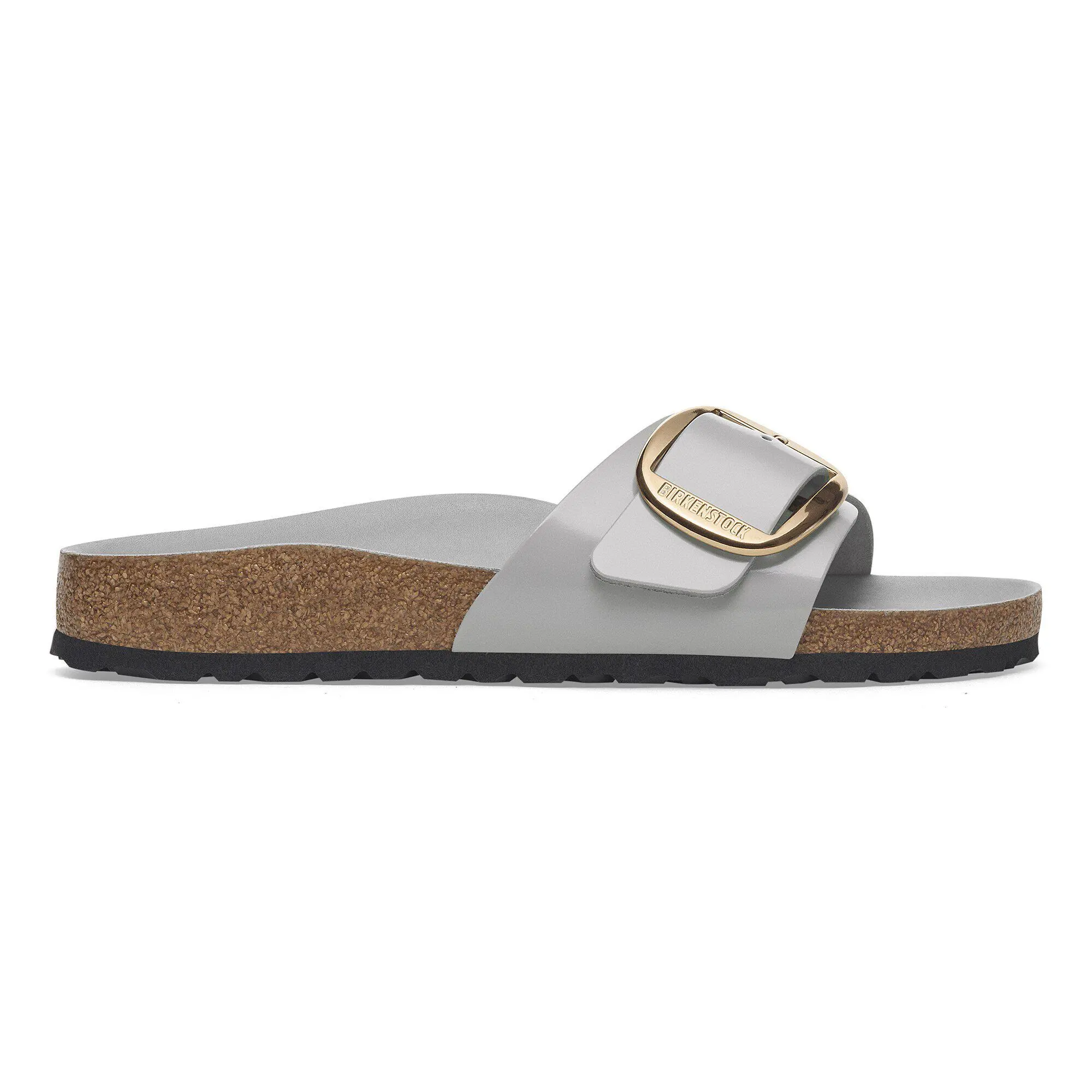 Madrid Big Buckle Natural Leather Patent - Image 3