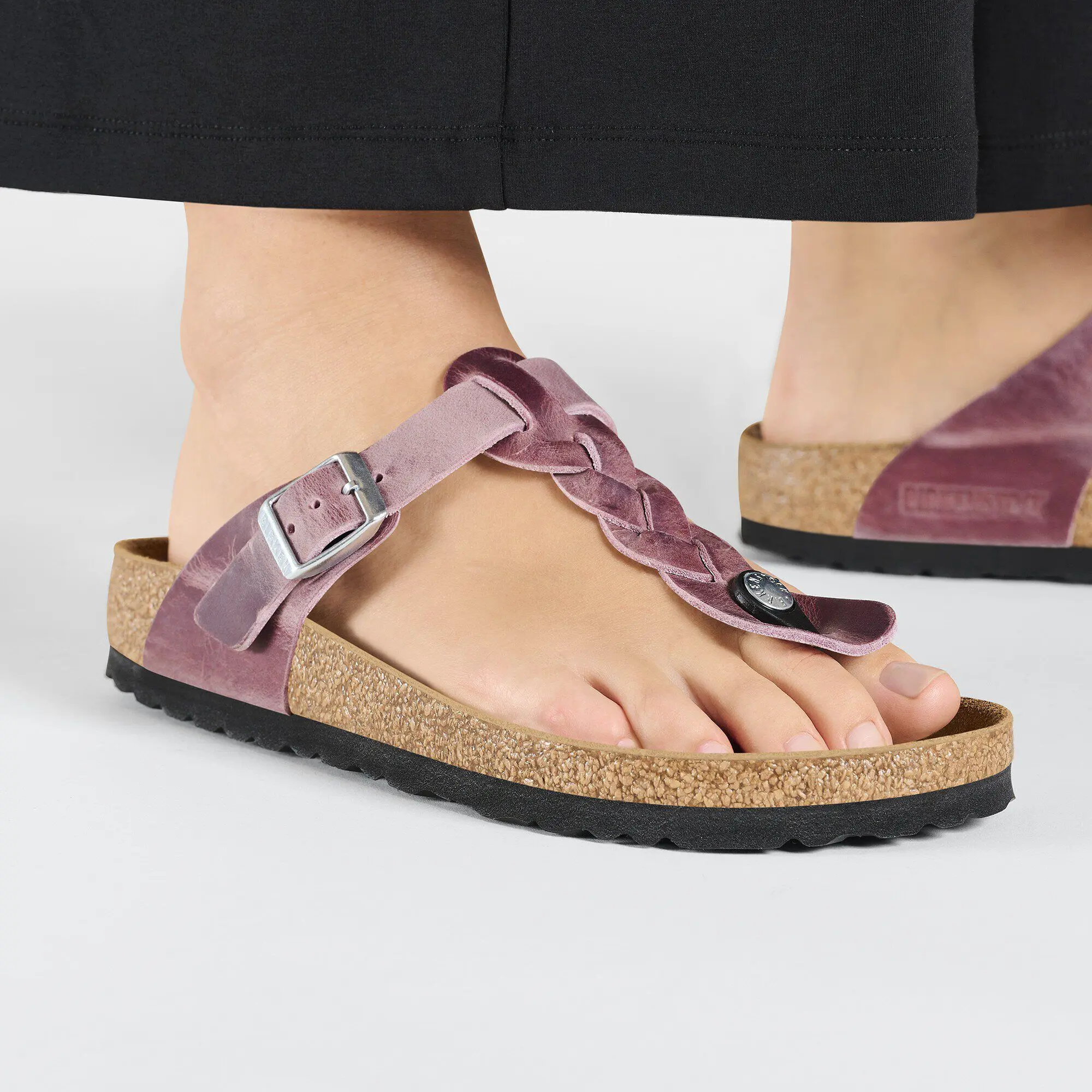 Gizeh Braided Natural Leather Oiled - Image 8