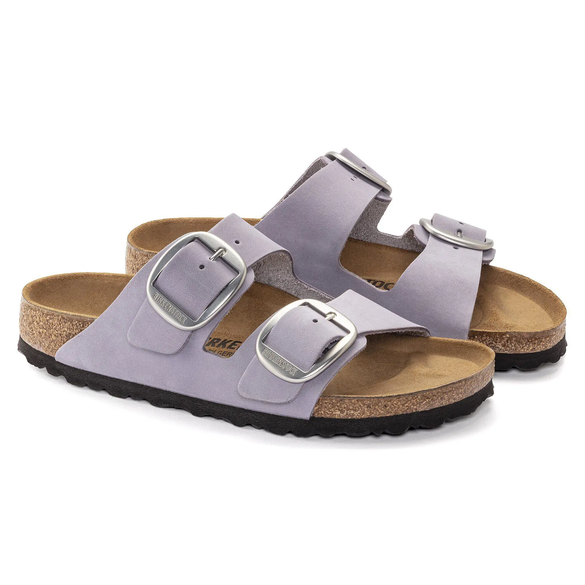 Arizona Big Buckle Nubuck Leather Purple Fog - Image 8