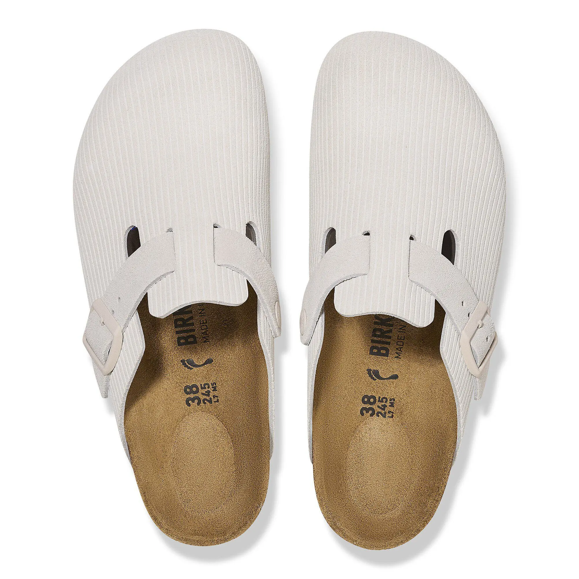 Alternative view of Boston Suede Leather Corduroy Antique White