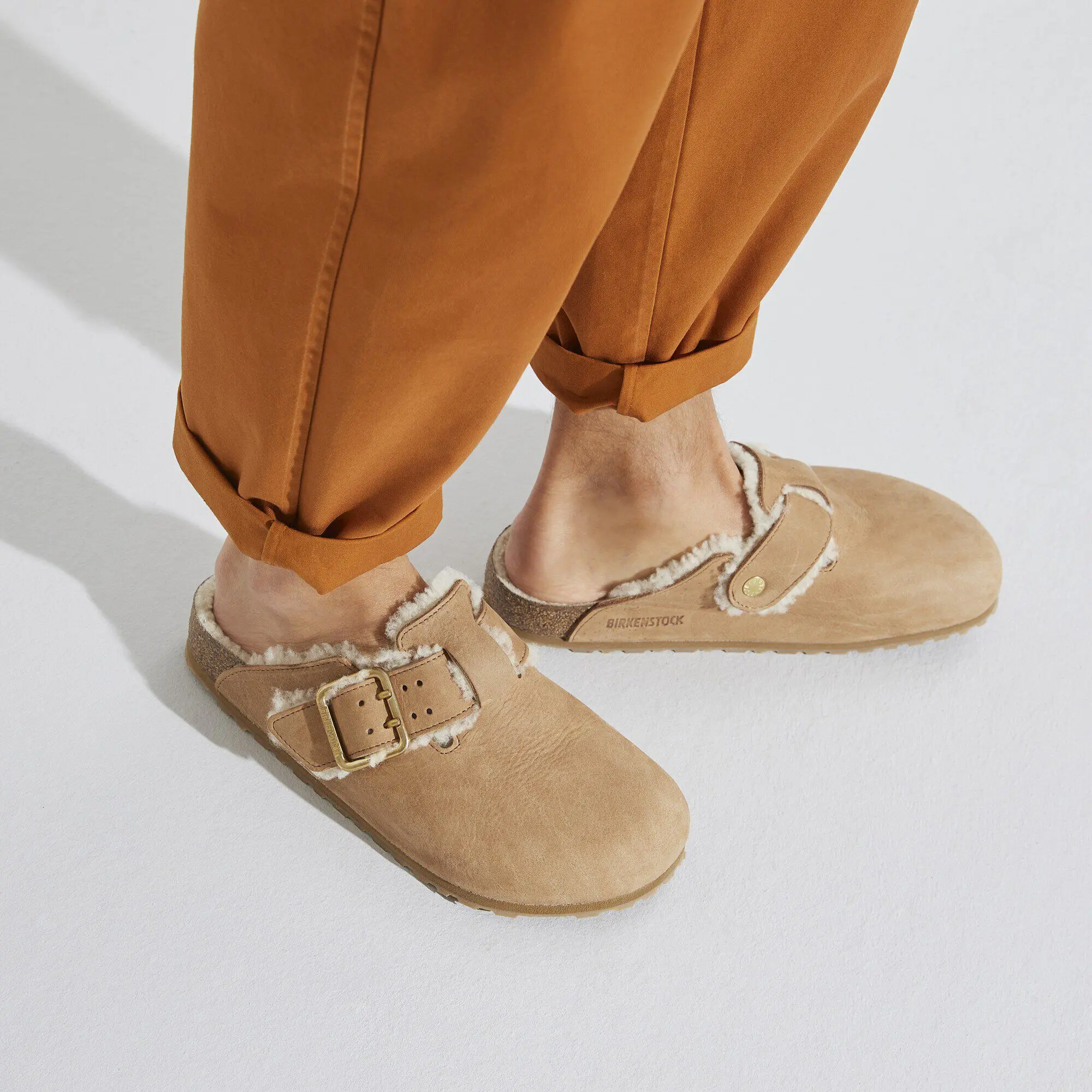 Boston Bold Shearling Natural Leather - Image 8