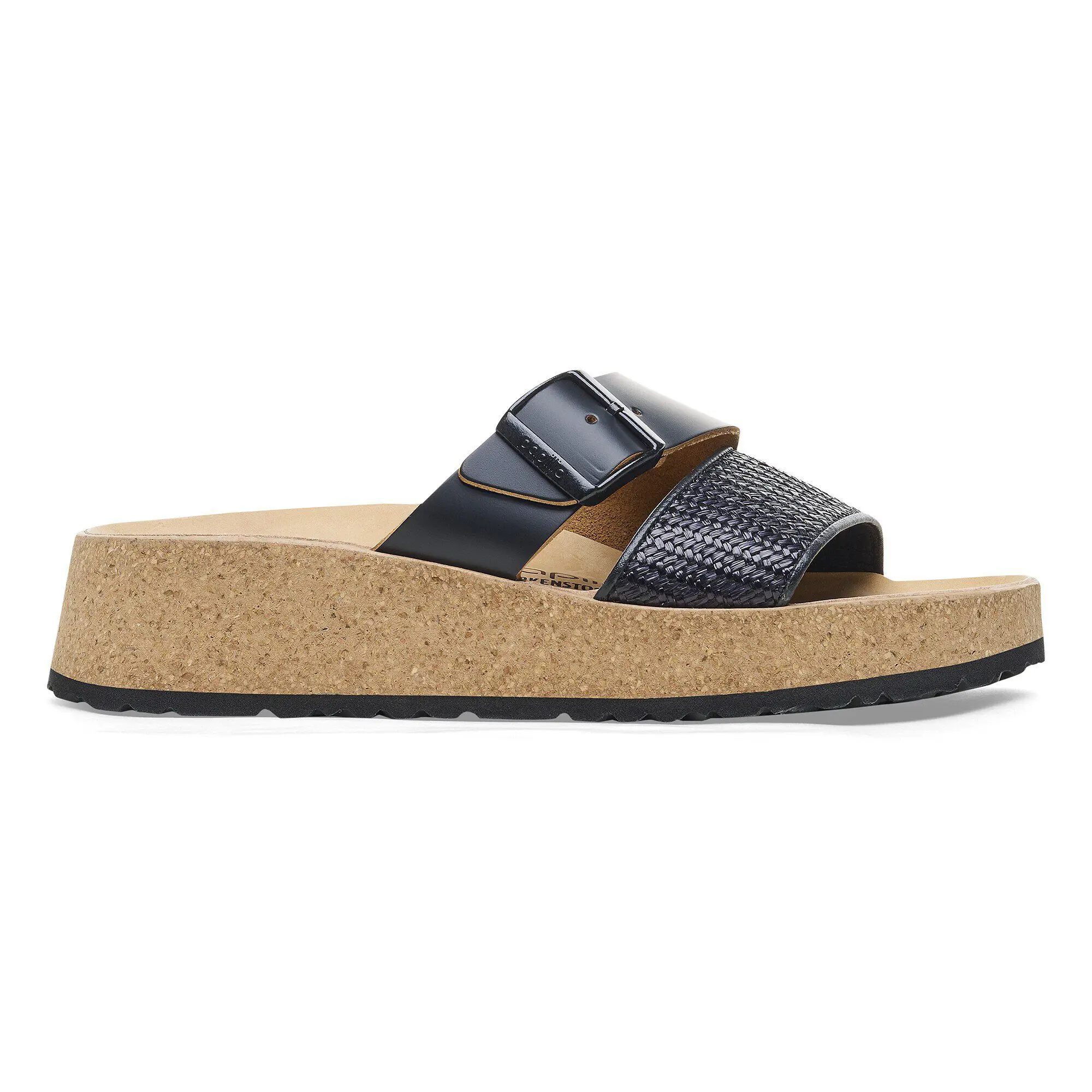 Almina Natural Leather-Synthetics Black - Image 3