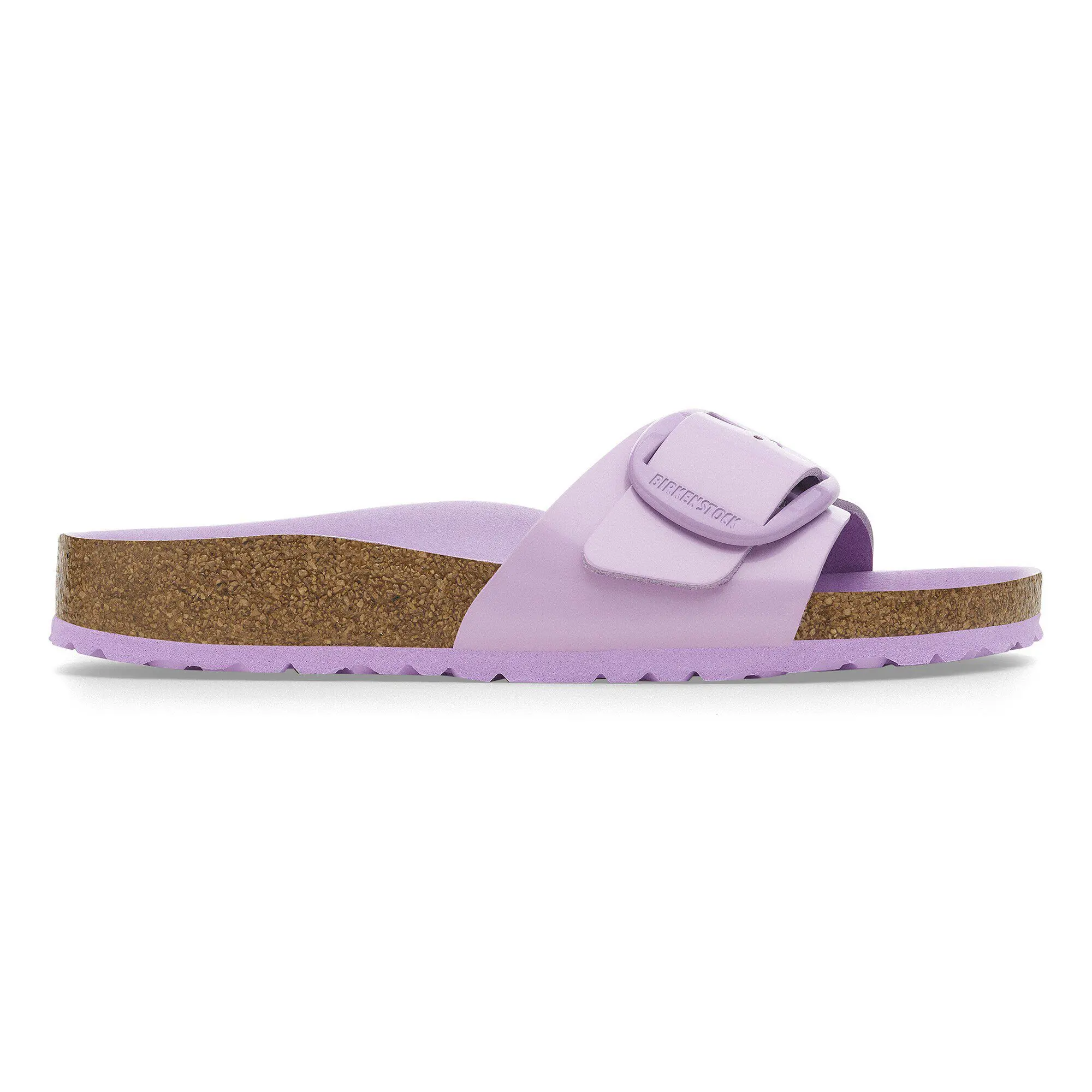 Madrid Big Buckle Natural Leather Patent - Image 3