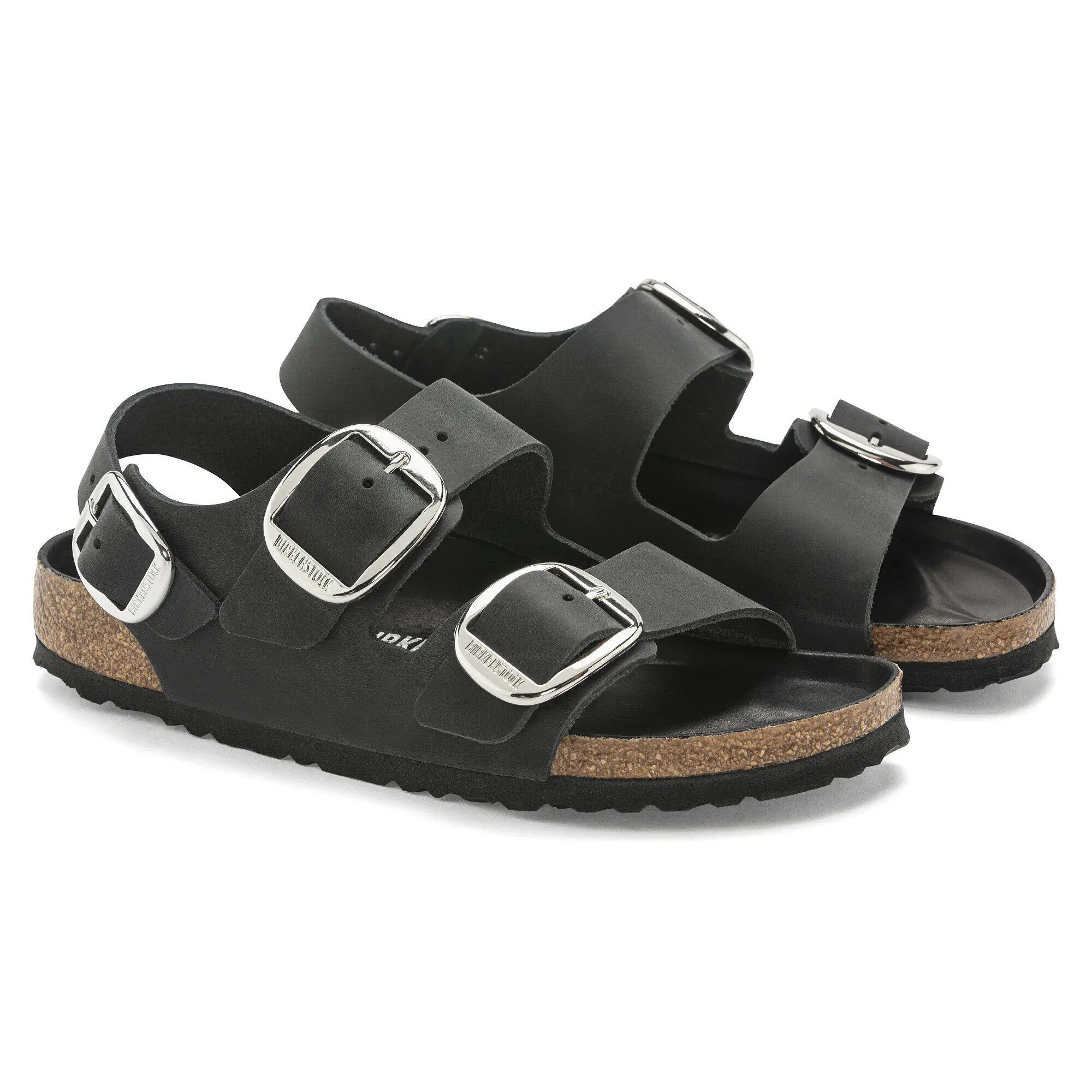 Milano Big Buckle Natural Leather Oiled - Image 8