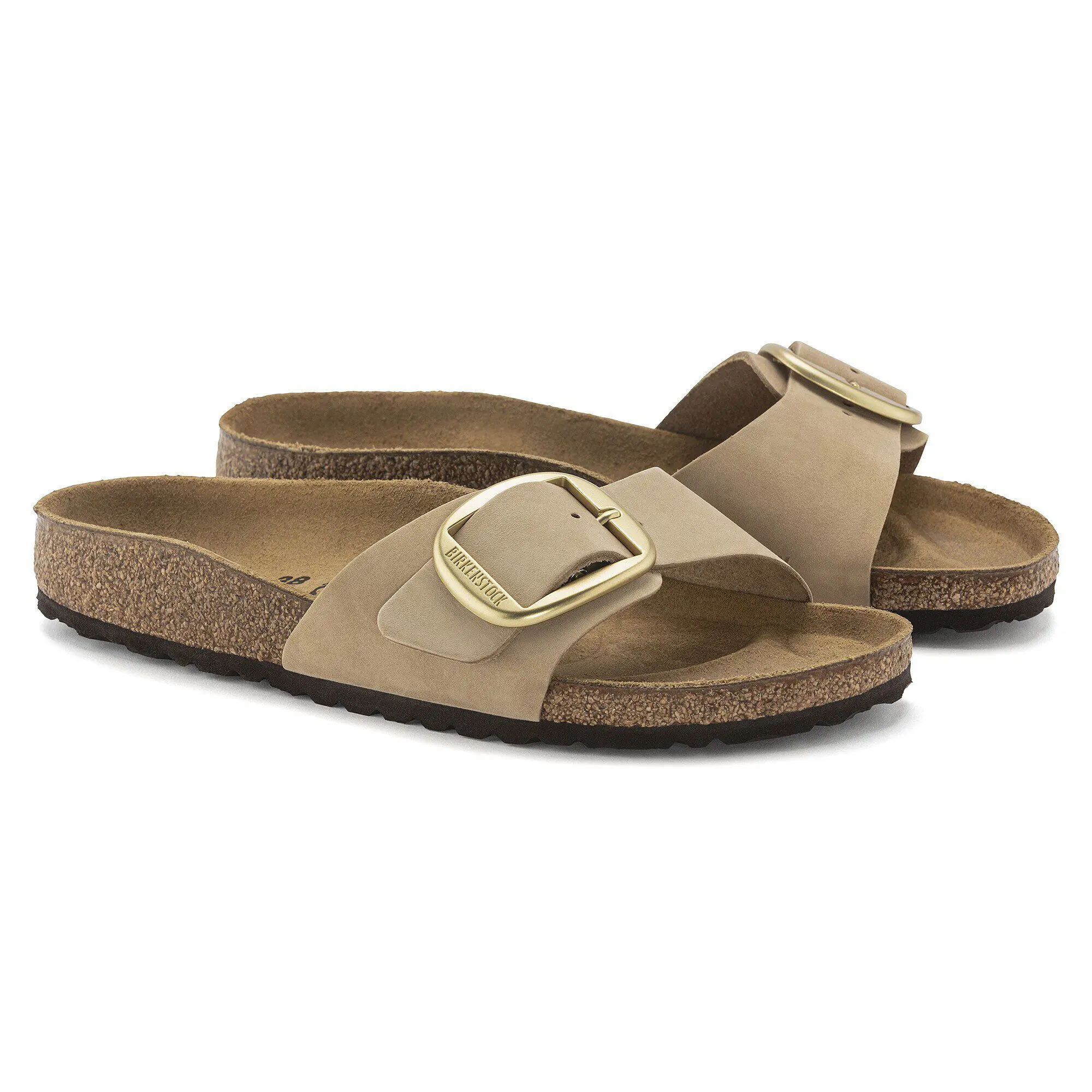 Madrid Big Buckle Natural Leather Nubuck - Image 4