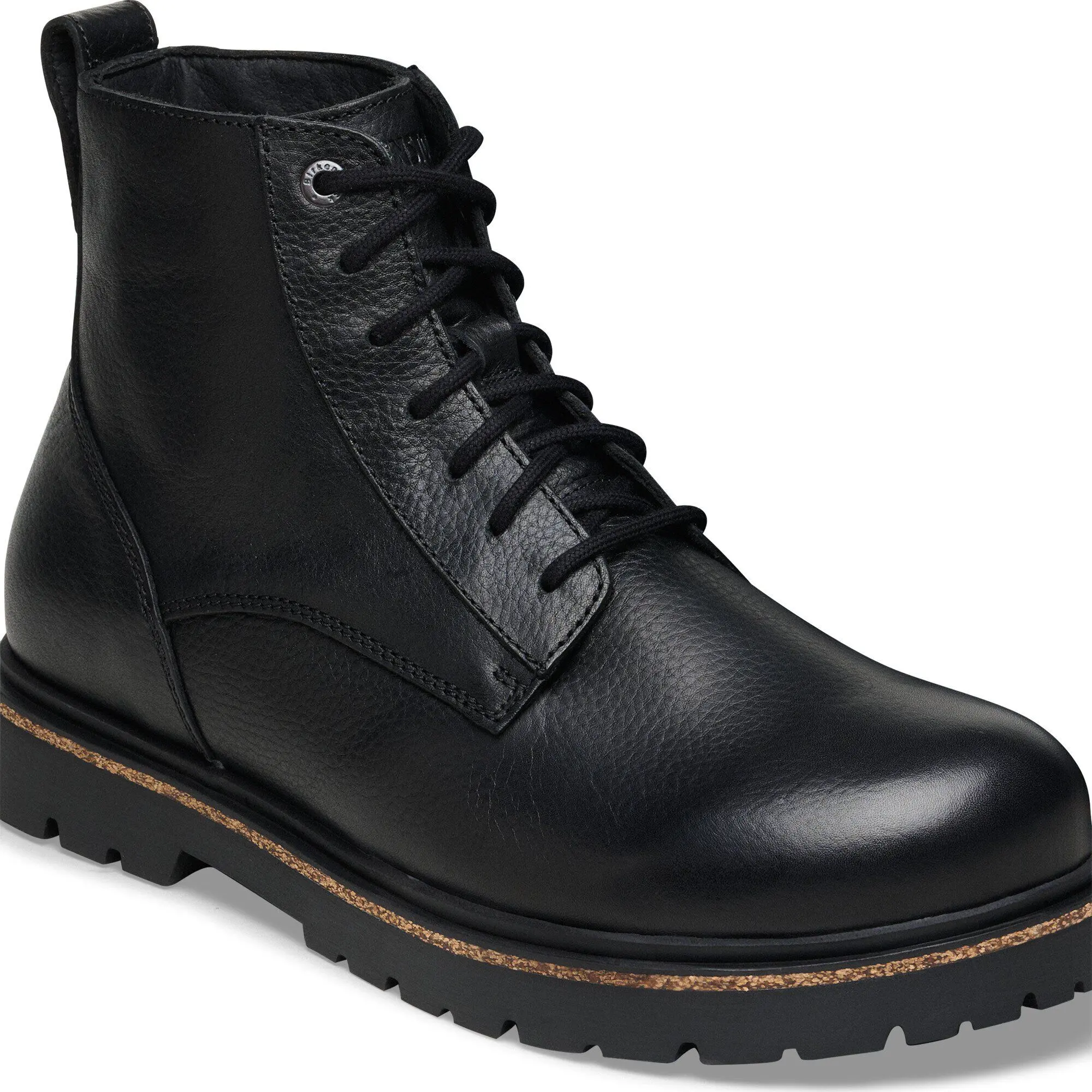 Highwood Lace Mid Men Leather Black - Image 7